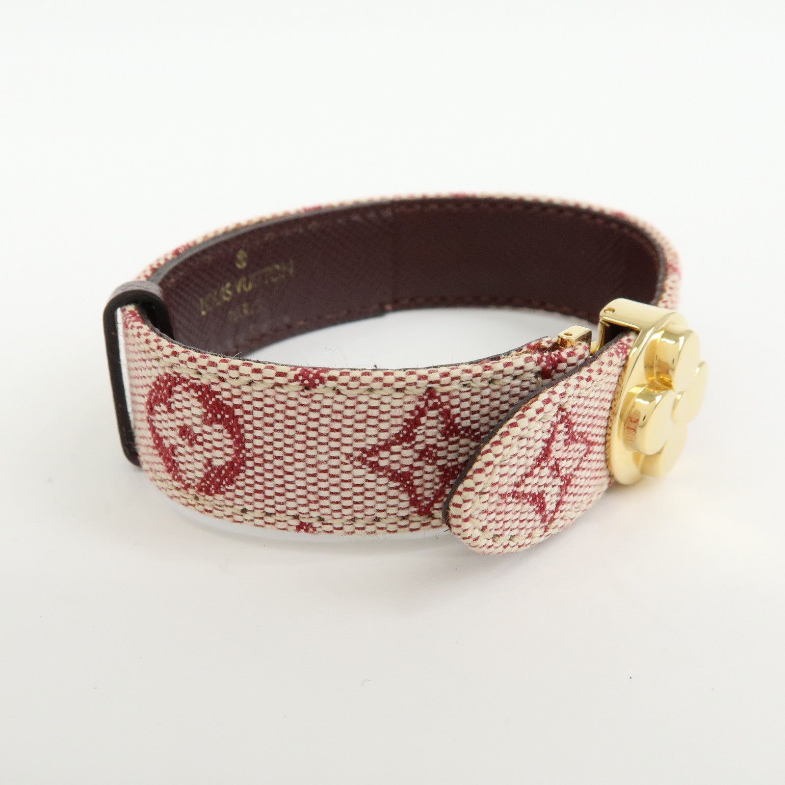 Louis Vuitton Monogram Mini Bracelet Voeu Good Luck Cerise M64542