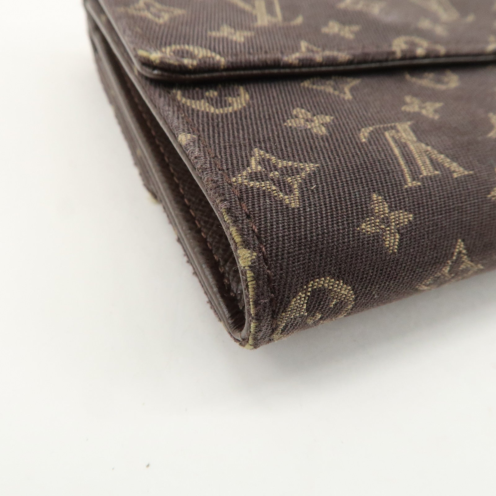 Louis Vuitton Monogram Mini Lin Portefeuille Elise Wallet M95233