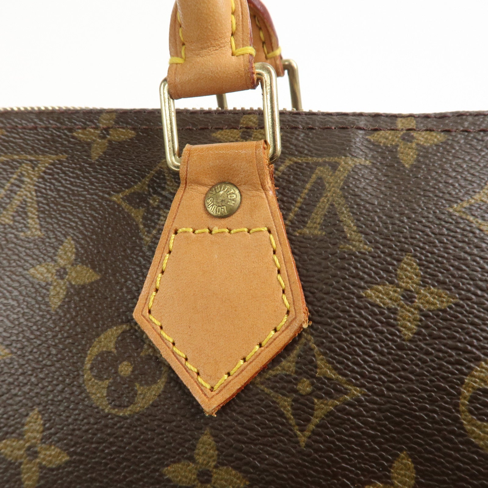 Louis Vuitton Monogram Speedy 40 Hand Bag Boston Bag Brown M41522