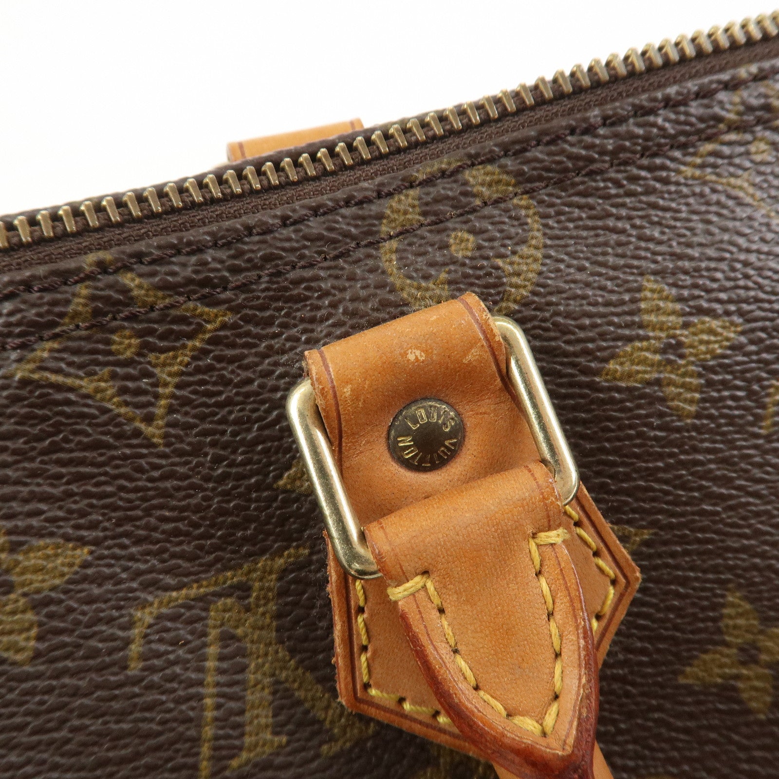 Louis Vuitton Monogram Speedy 25 Boston Bag Hand Bag Brown M41528