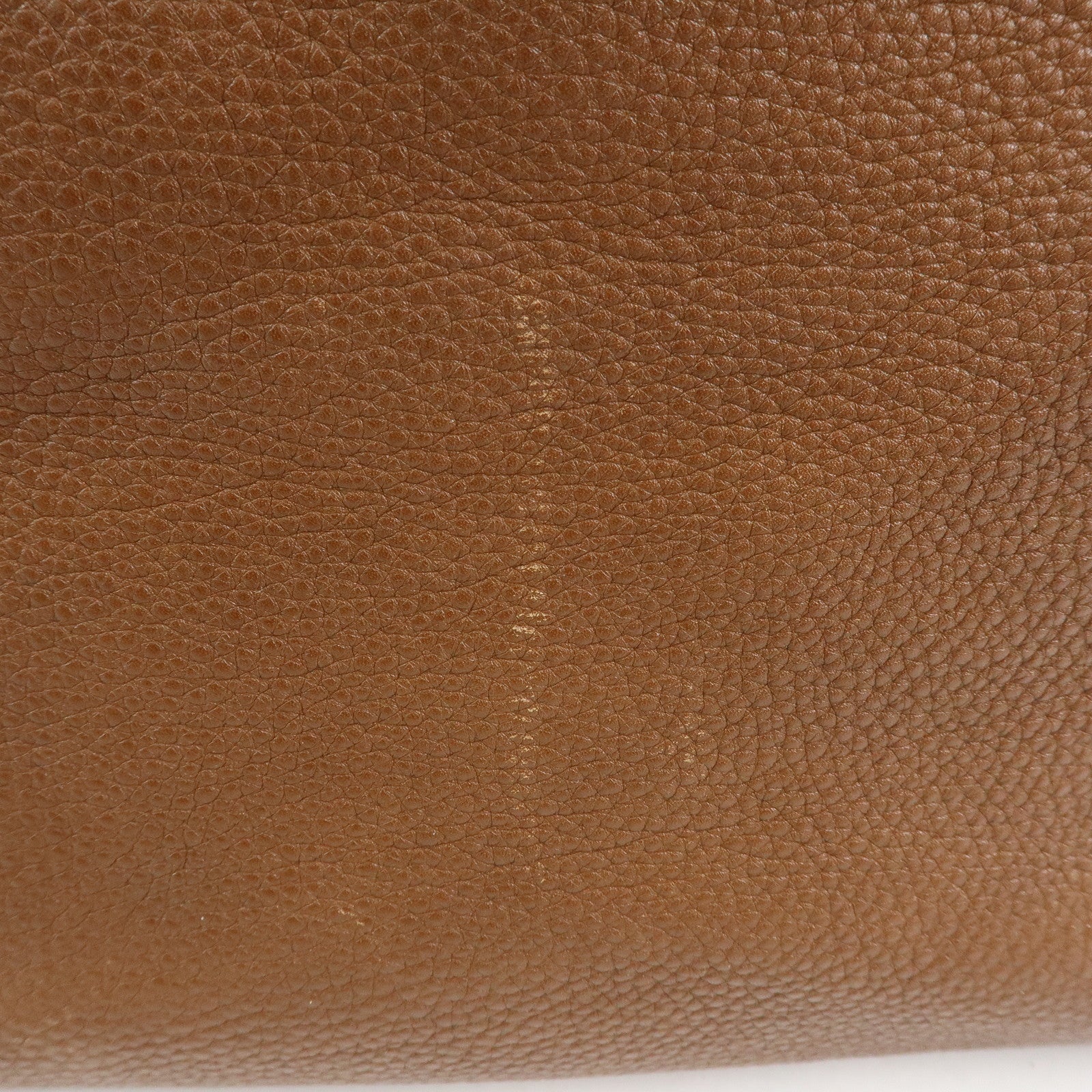 GUCCI Bamboo Leather Shoulder Bag Hand Bag Tassel Brown 269947