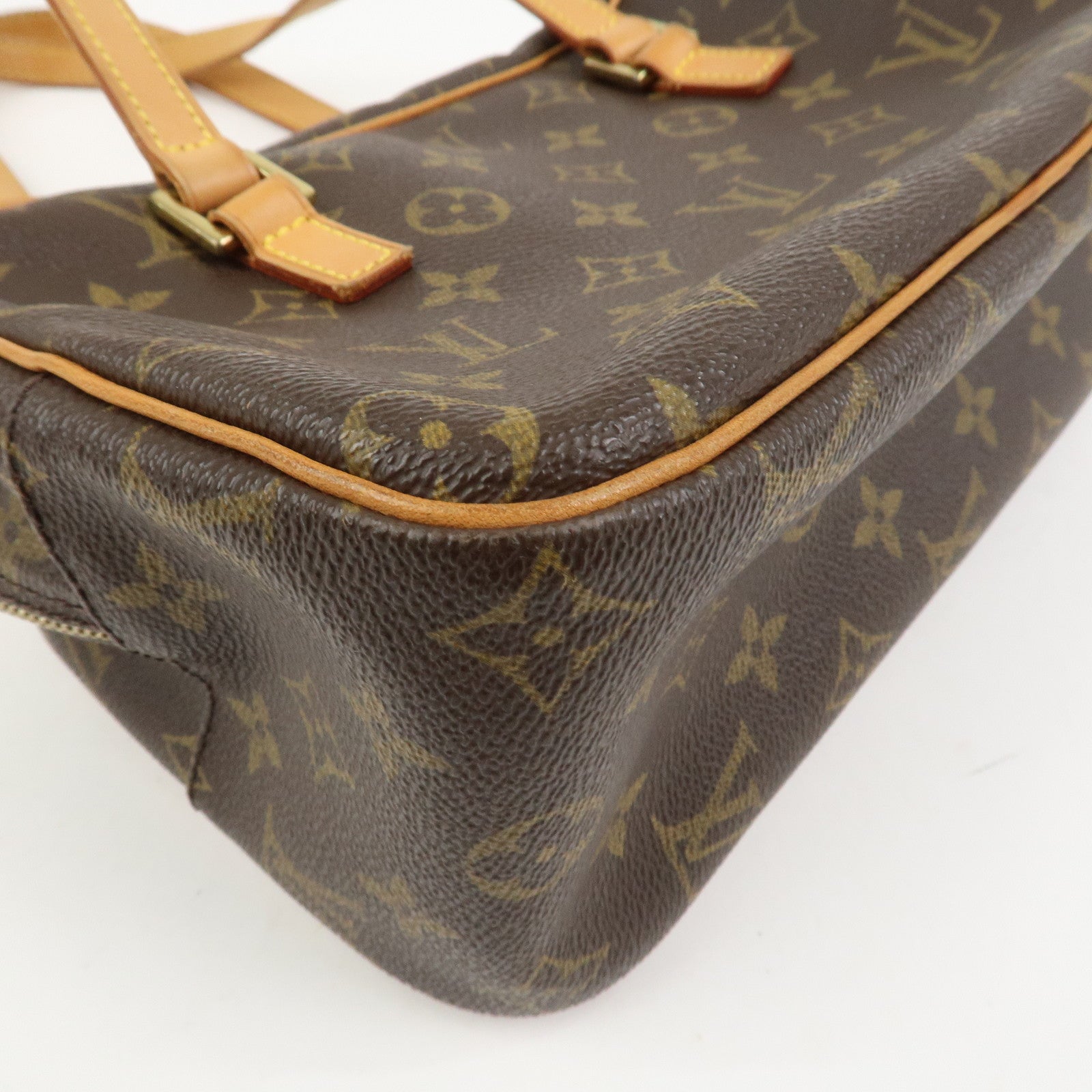 Louis Vuitton Monogram Cite MM Shoulder Bag Hand Bag Brown M51182