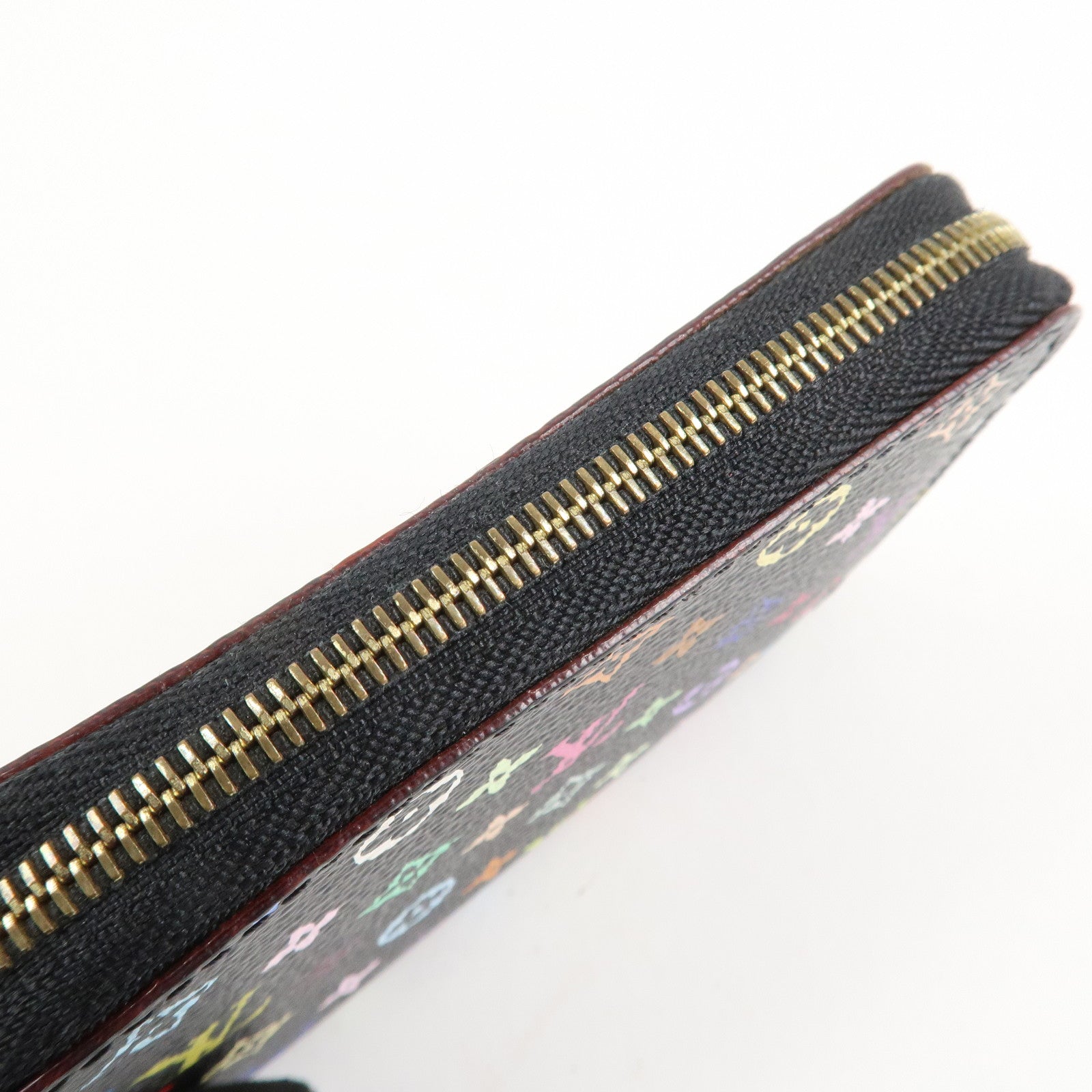 Louis Vuitton Monogram Multicolor Zippy Coin Wallet Noir M93740 Used