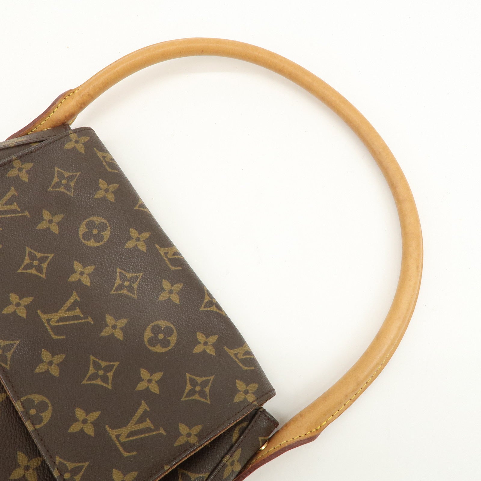 Louis Vuitton Monogram Mini Looping Shoulder Bag Brown M51147