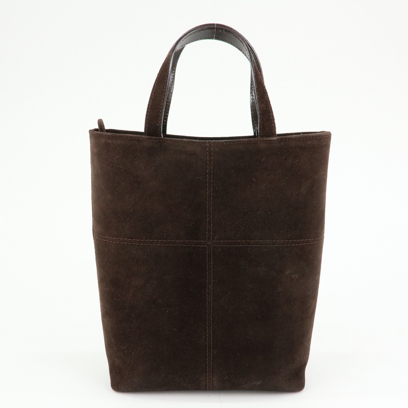 GUCCI Sylvie Suede 2Way Bag Shoulder Hand Bag Brown 000-2113-0553