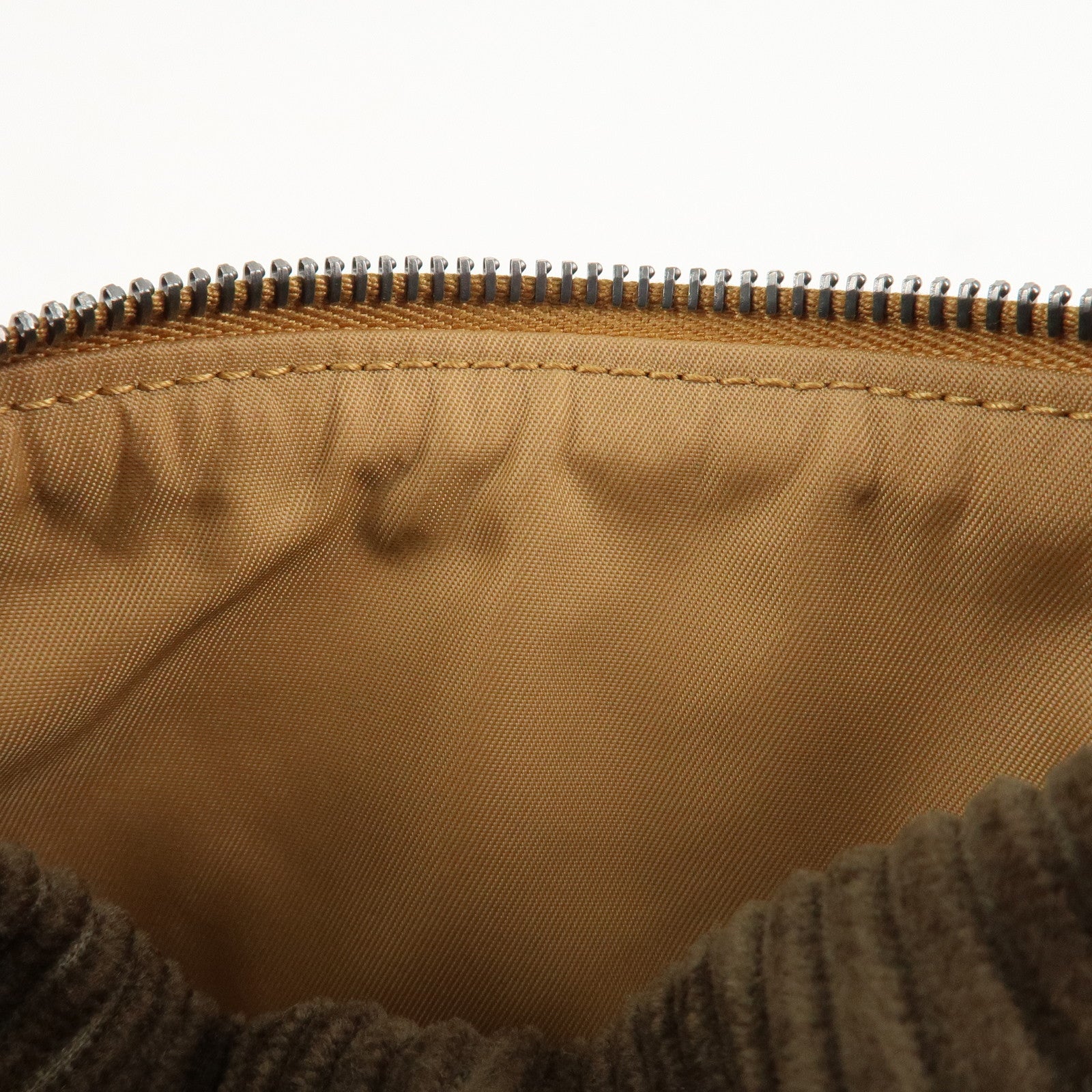 GUCCI Children's Corduroy Body Bag Waist Bag Brown Khaki 502095 Used