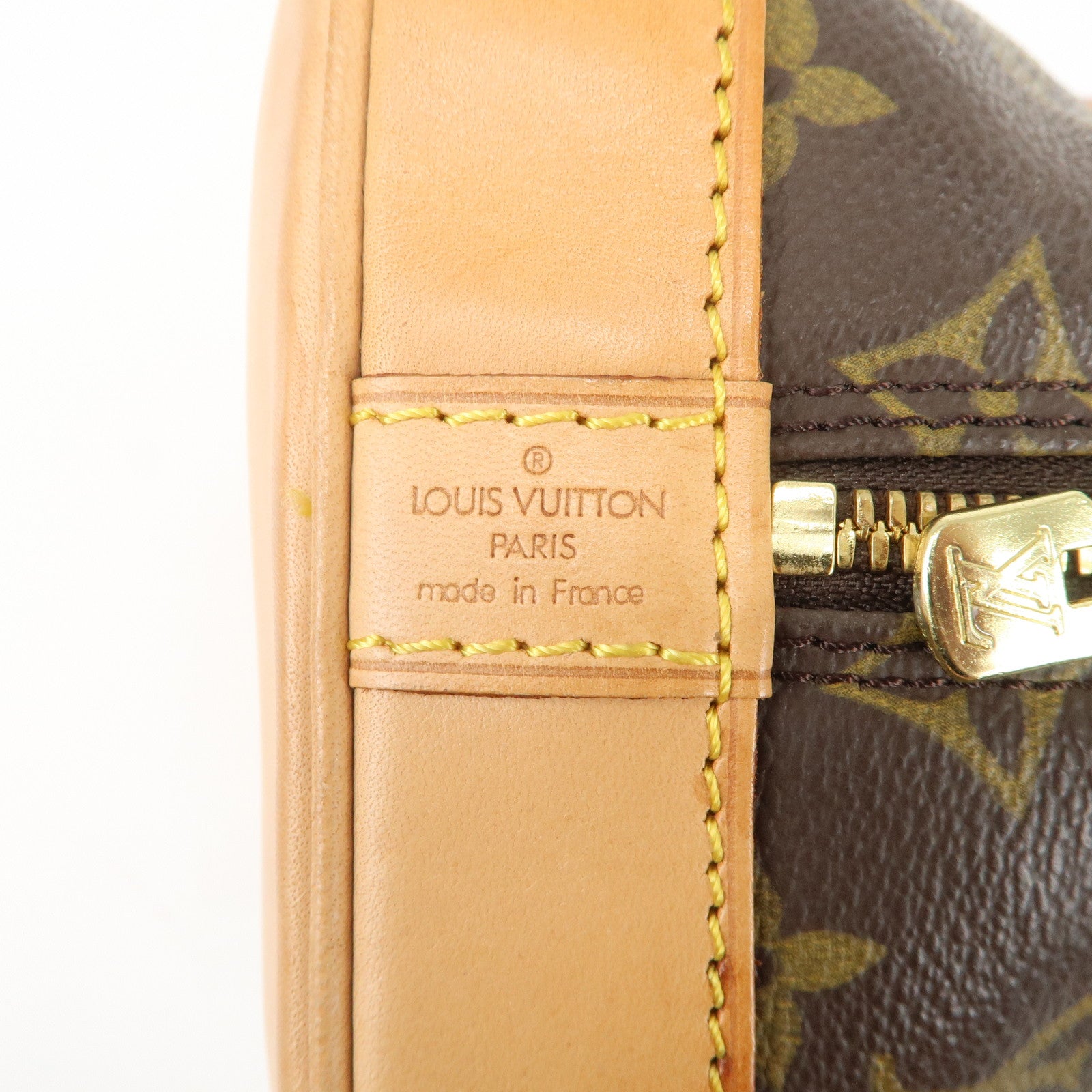 Louis Vuitton Monogram Canvas Alma Hand Bag Brown M51130