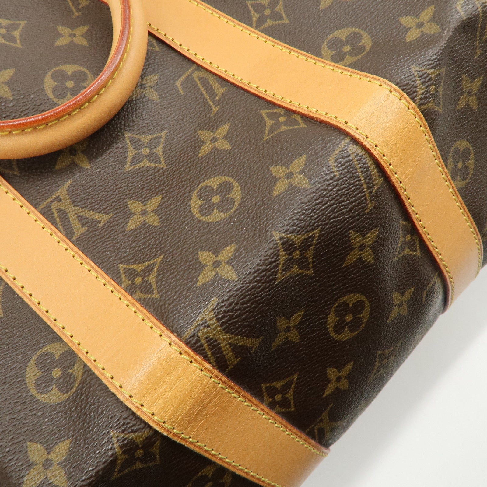 Louis Vuitton Monogram Canvas Keep All 45 Boston Bag Brown M41428