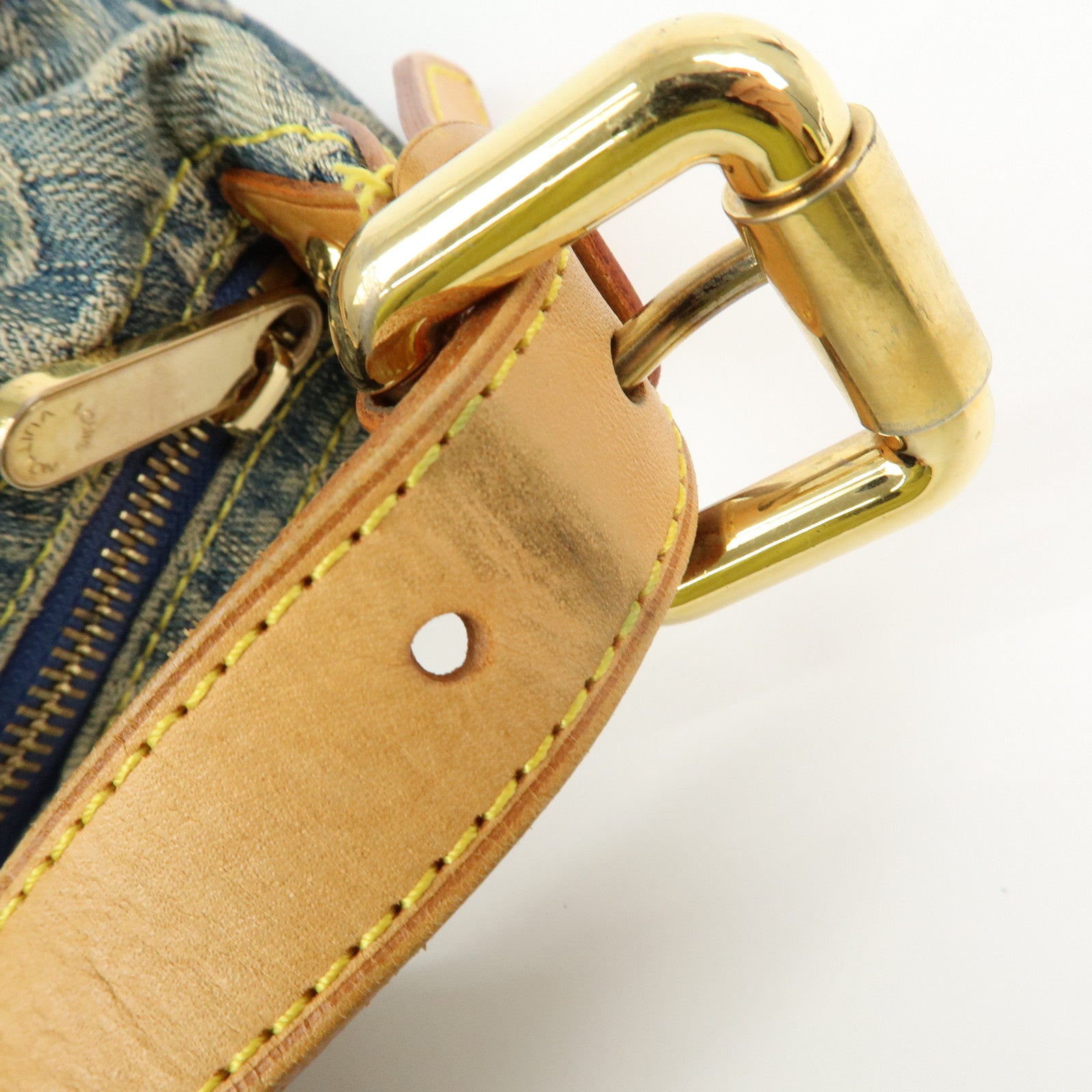 Louis Vuitton Monogram Denim Baggy PM 2Way Bag Shoulder Bag M95049