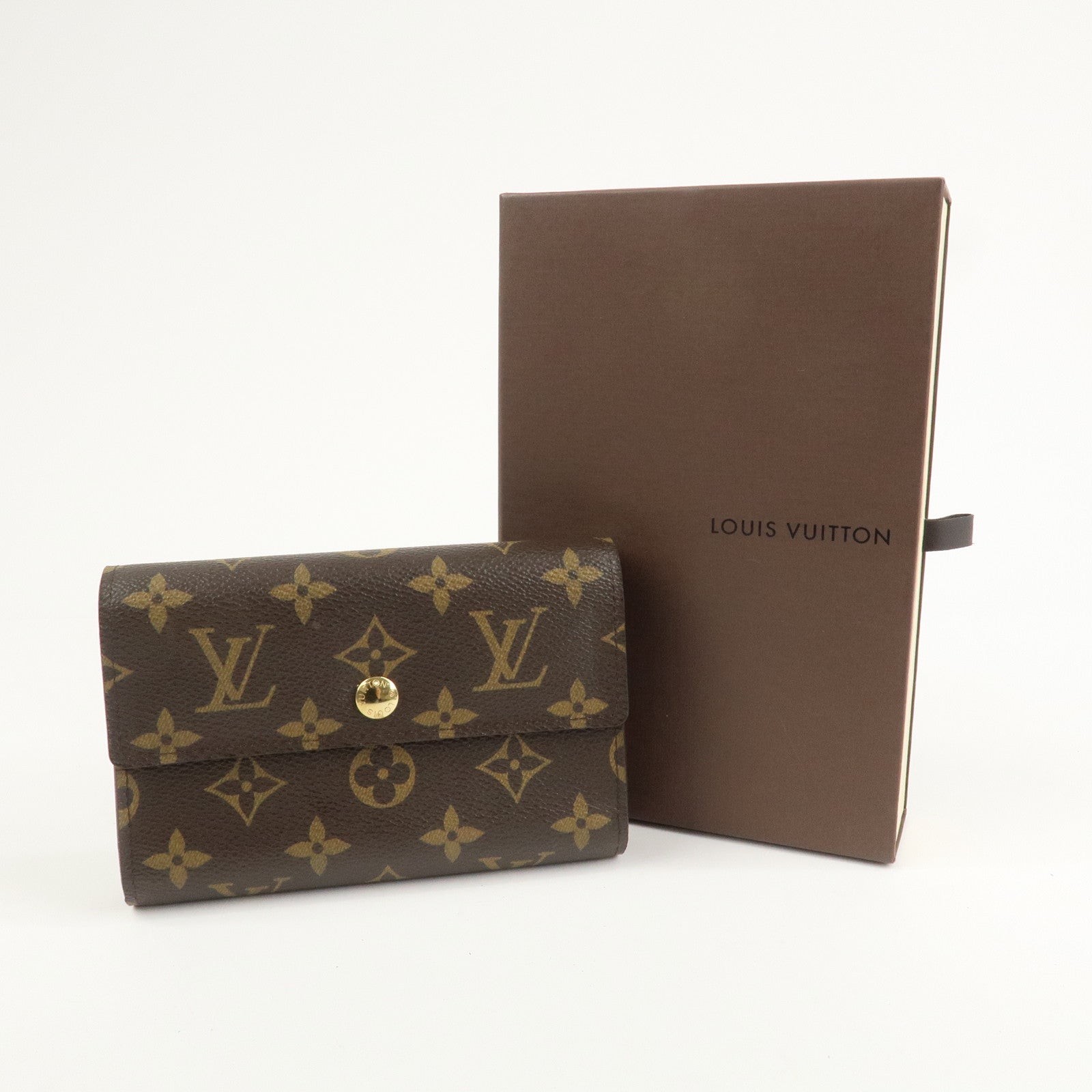 Louis Vuitton Monogram Portefeuille Alexandra Wallet Brown M60047