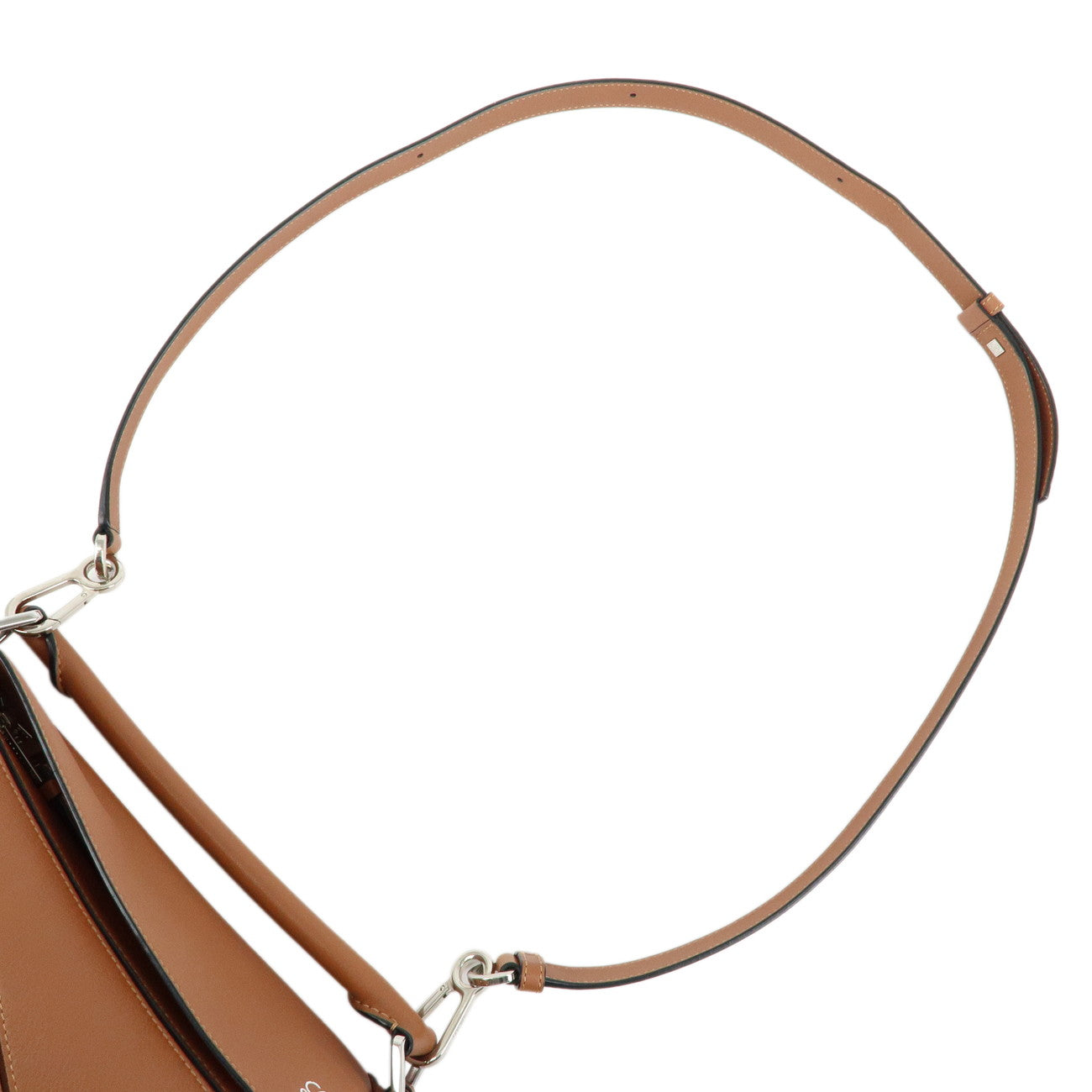 LOEWE Anagram Calf Leather Puzzle Bag Small 2Way Shoulder Bag Tan