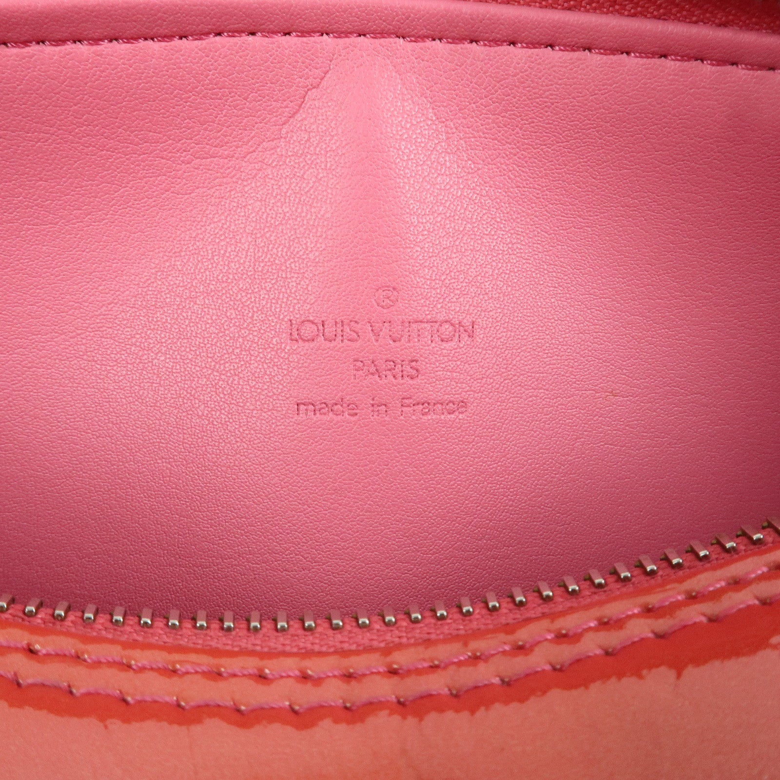 Louis Vuitton Monogram Vernis Leather Bedford Shoulder Hand Bag Framboise M9133F