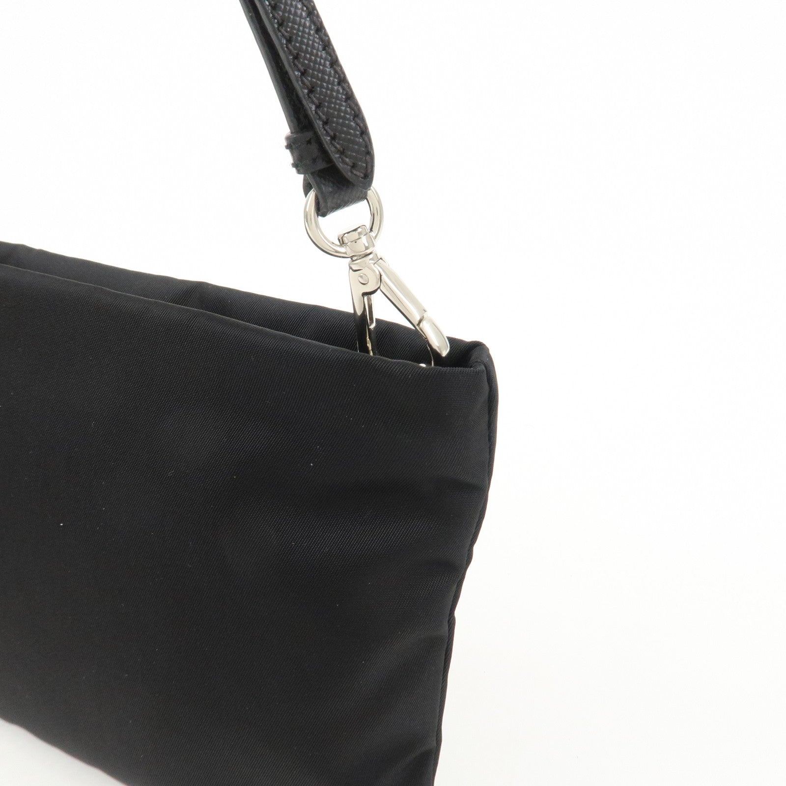 PRADA Evening Heart Nylon Saffiano Leather Shoulder Bag 1N1588