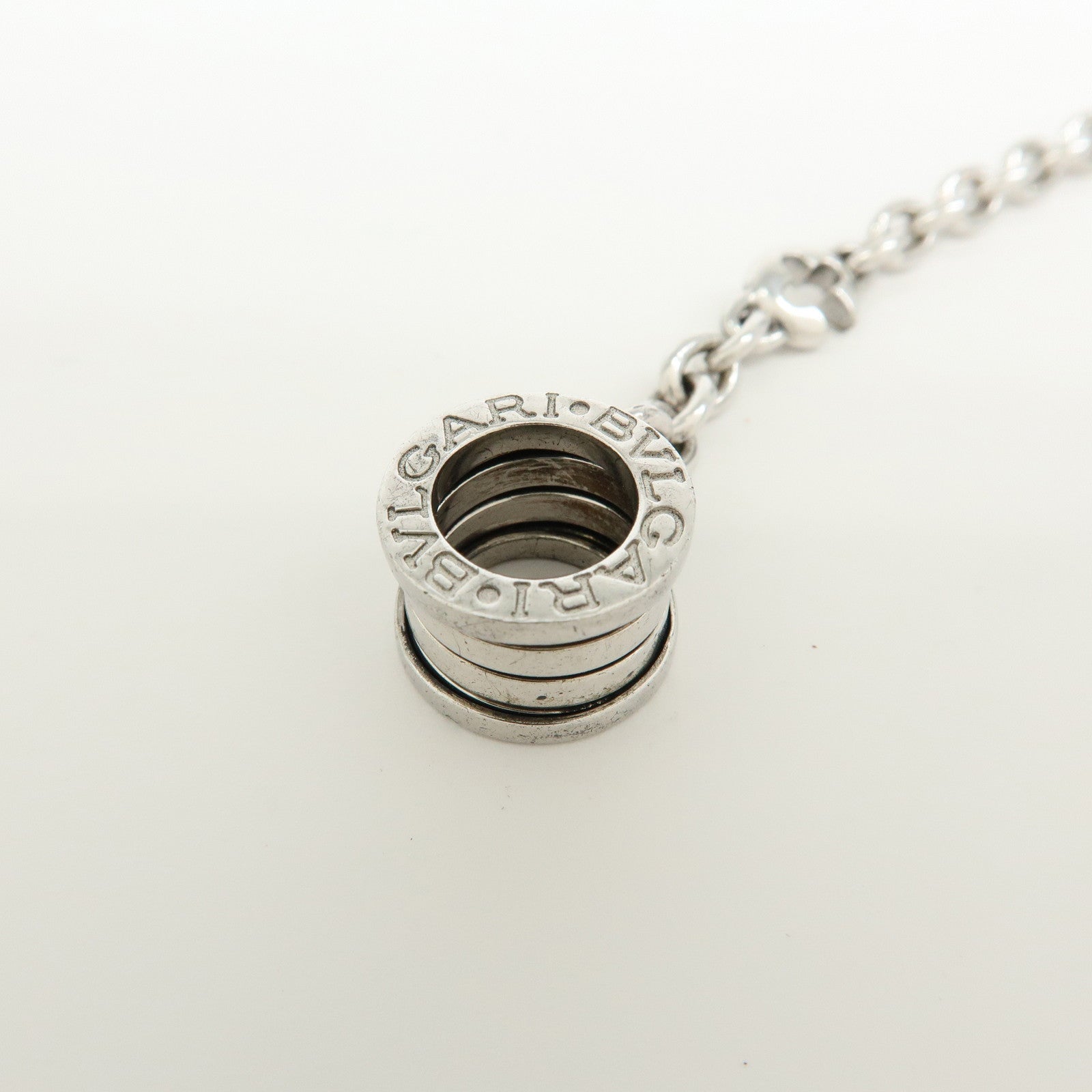 BVLGARI B-zero 1 SV925 Bag Charm Key Chain Silver