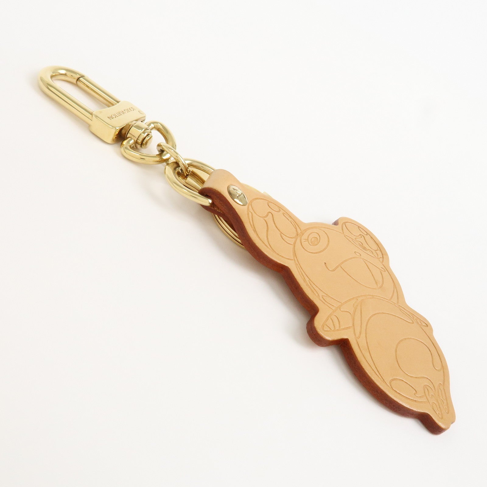 Louis Vuitton Porte Cles Panda Bag Charm Natural Gold M62637