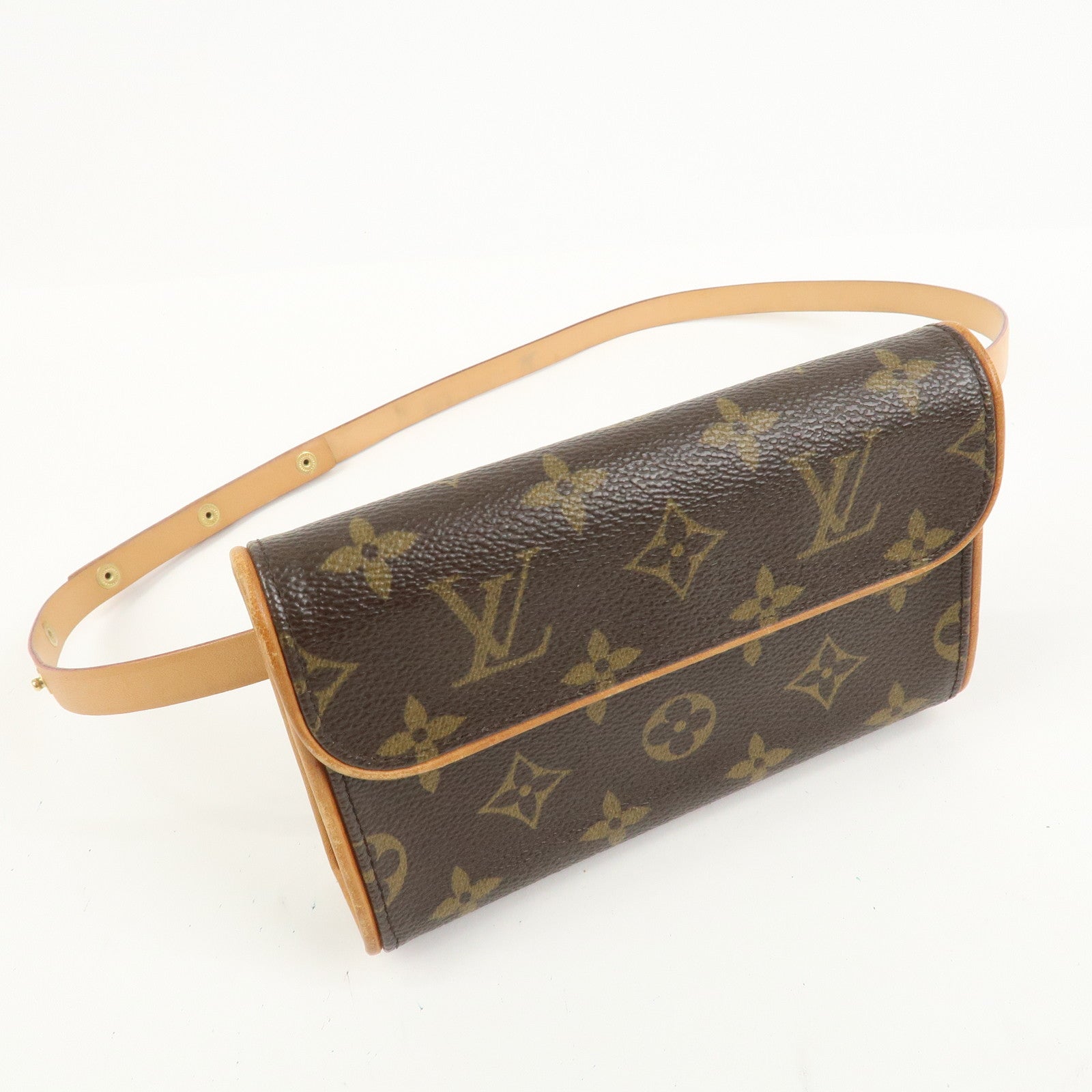 Louis Vuitton Monogram Pochette Florentine Waist Bag Belt M51855