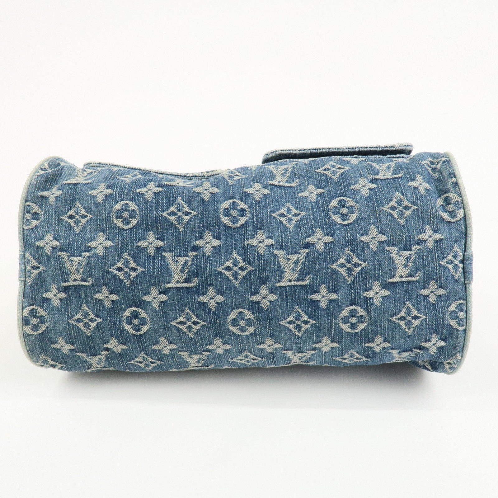 Louis Vuitton Monogram Denim Neo Speedy Boston Bag Blue M95019
