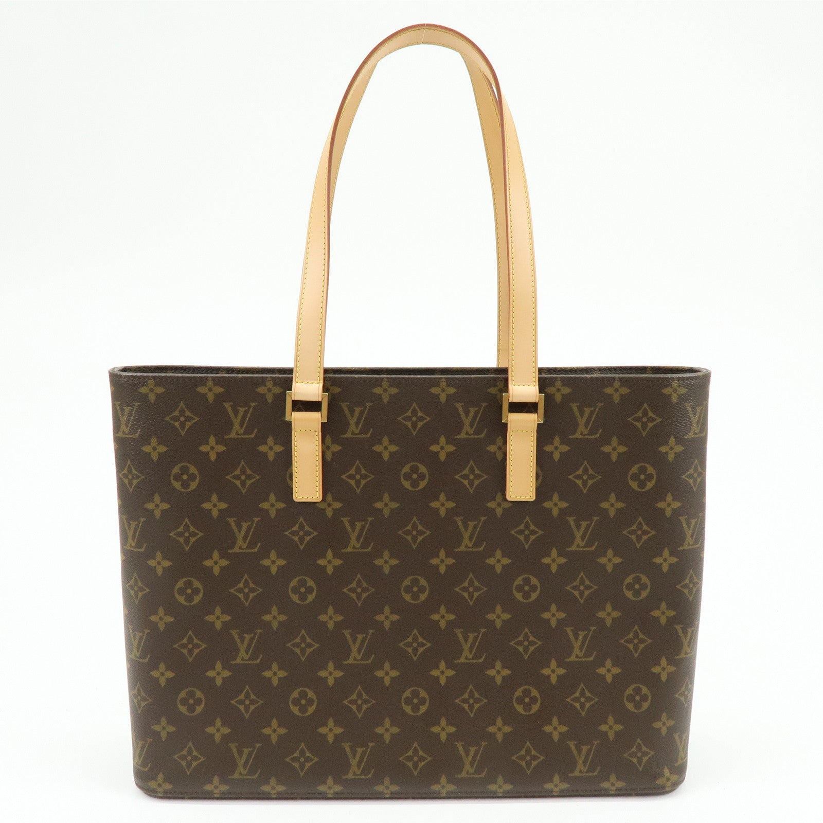 Louis Vuitton Monogram Luco Tote Bag Shoulder Bag Brown M51155