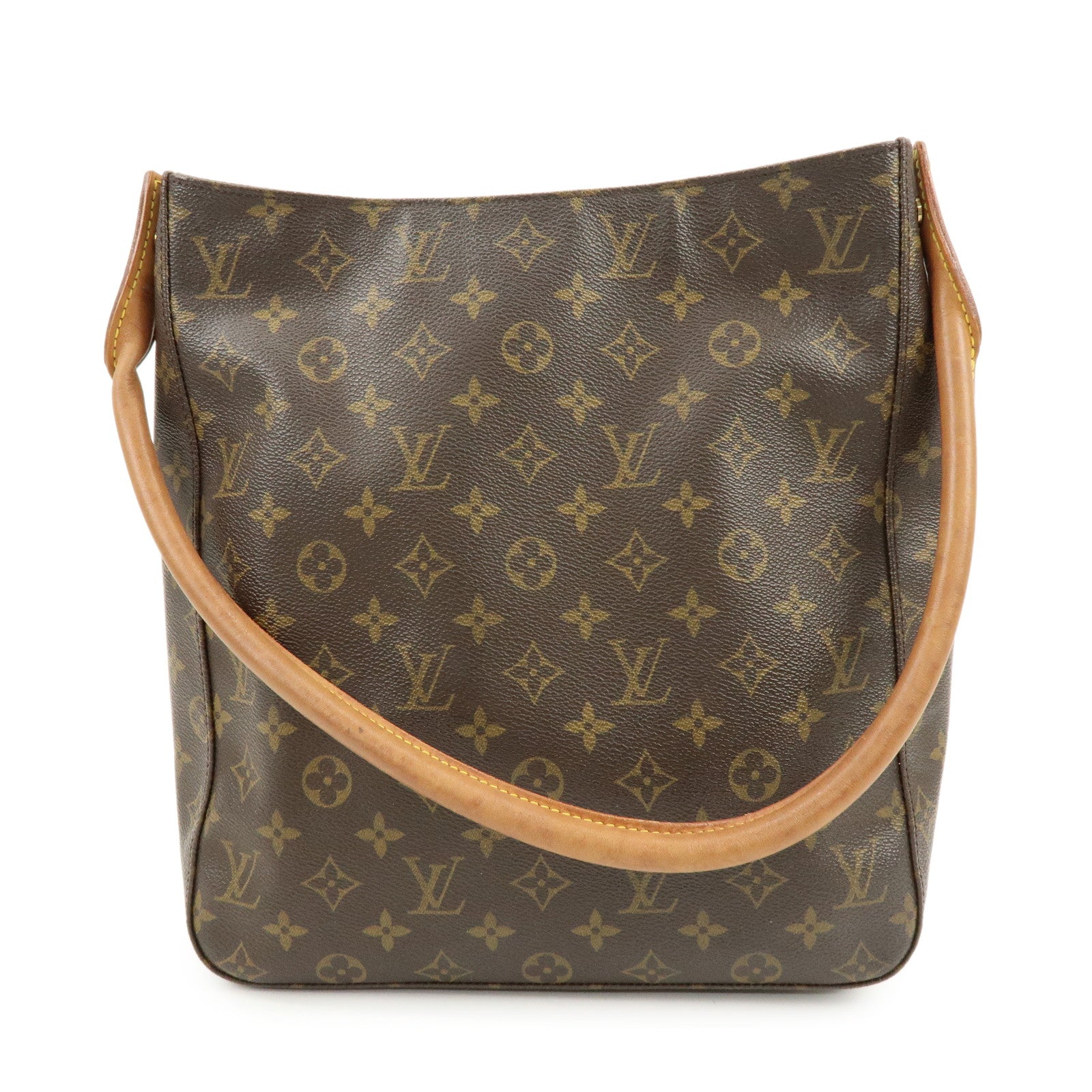 Louis Vuitton Monogram Looping GM Shoulder Bag Brown M51145