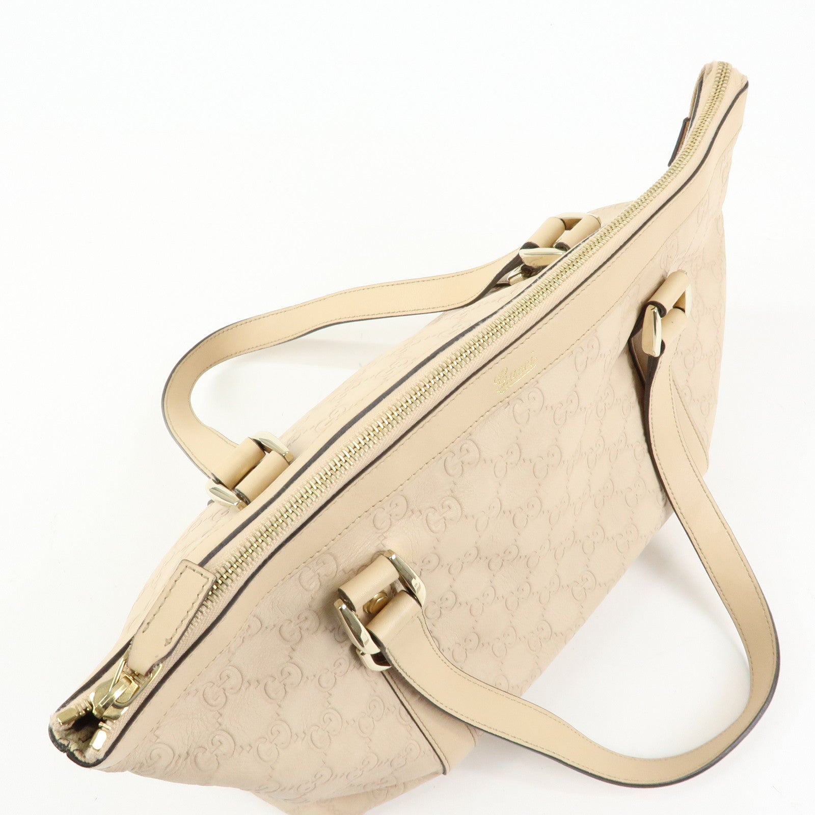 GUCCI Abbey Guccissima Leather Tote Bag Hand Bag Pink141470