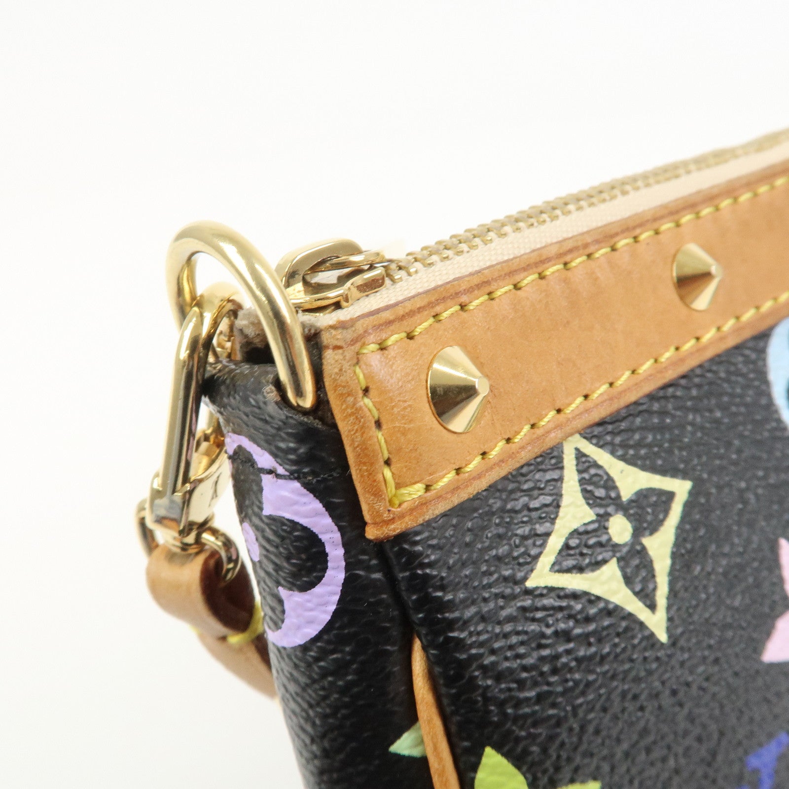 Louis Vuitton Monogram Pochette Accessoires Multicolor Noir M92648