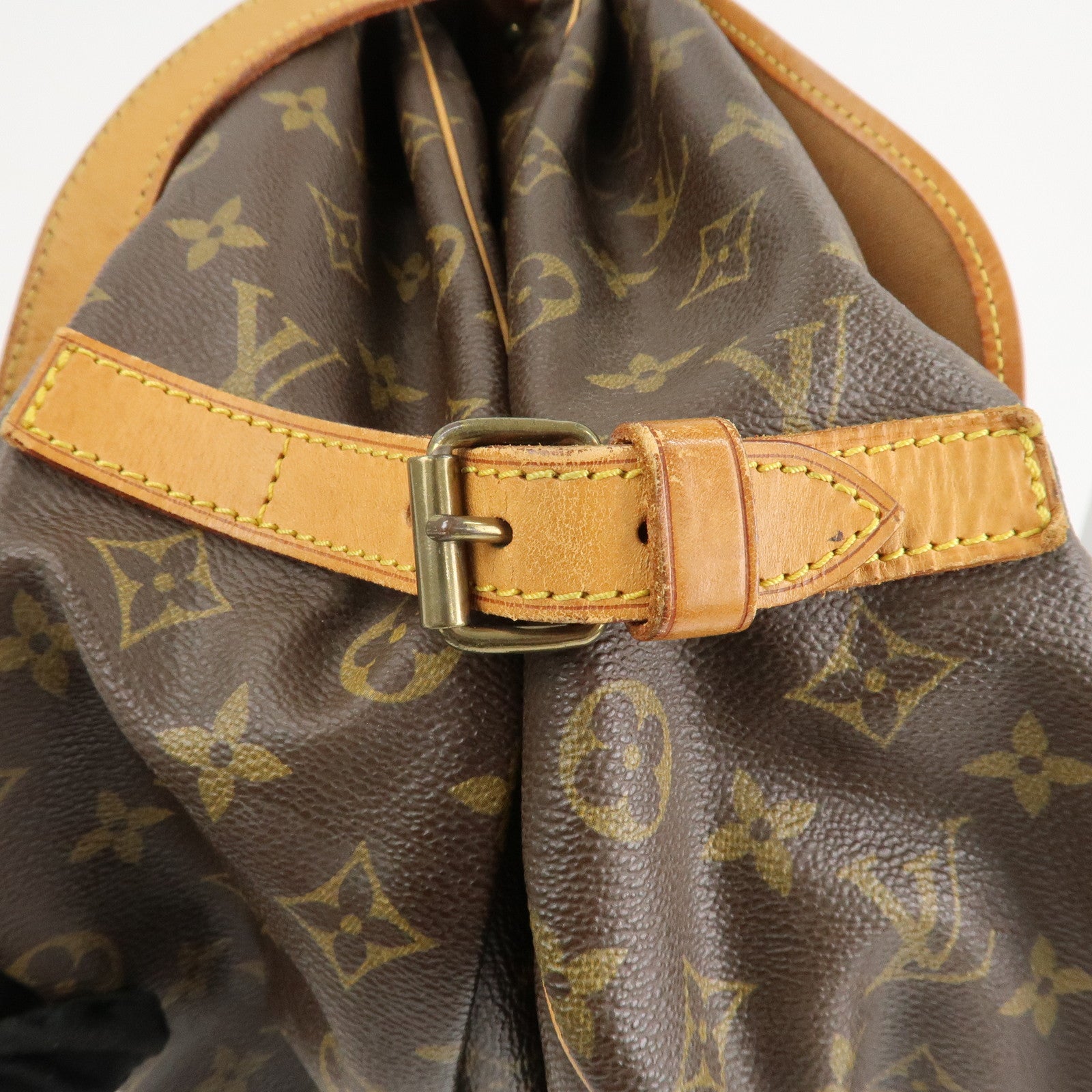 Louis Vuitton Monogram Saumur 35 Shoulder Bag Brown M42254