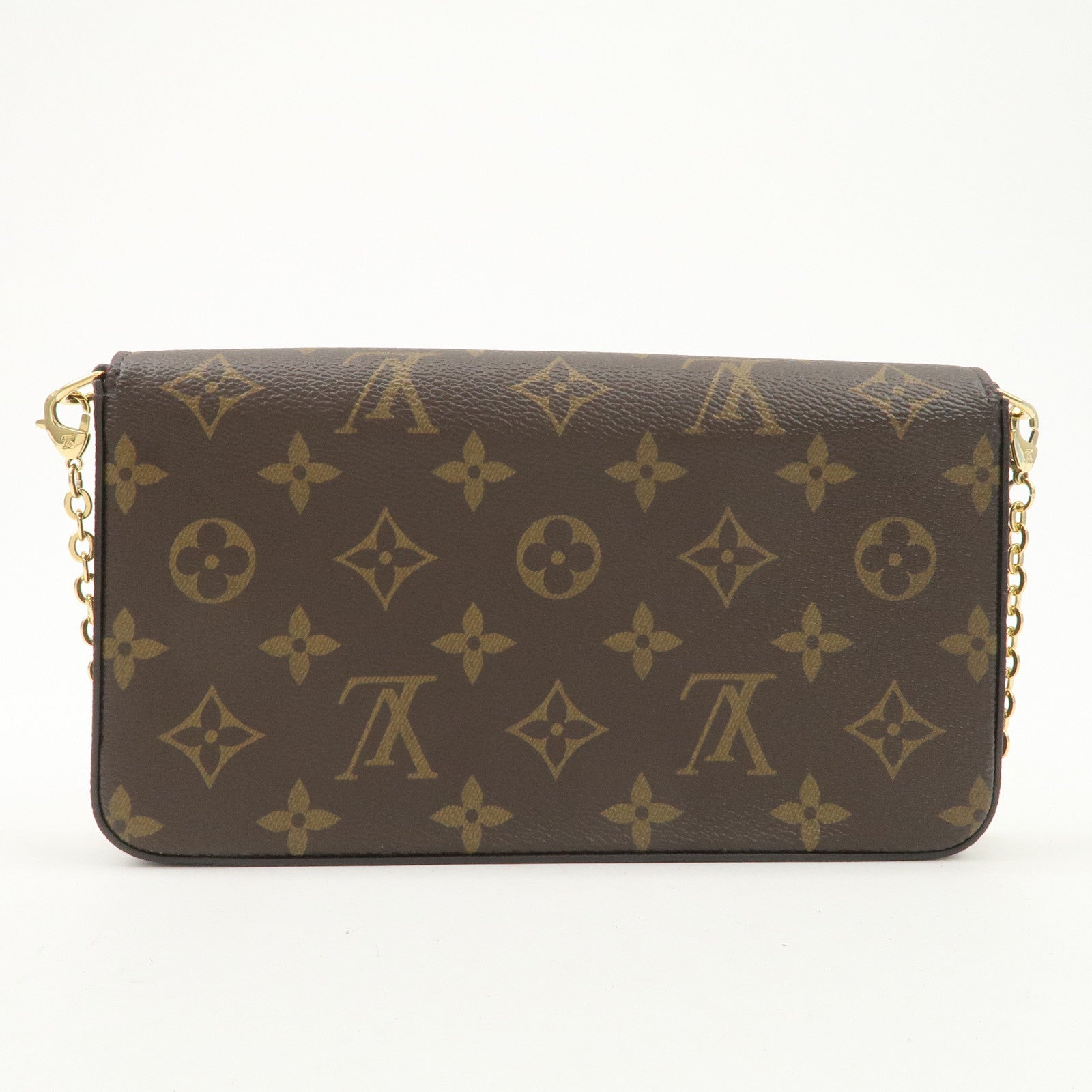 Louis Vuitton Monogram Pochette Felicie Shoulder Bag Brown M61276 Used