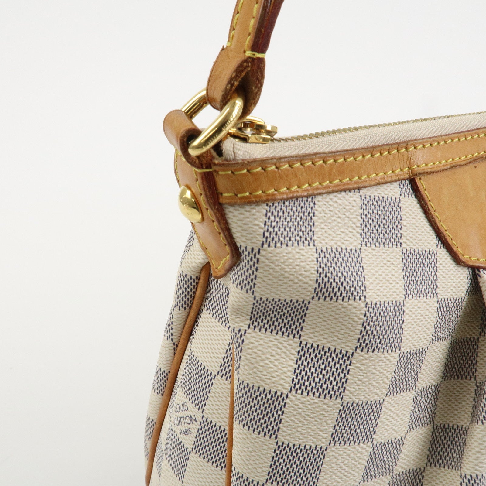 Louis Vuitton Damier Azur Siracusa PM Shoulder Bag M41113 Used