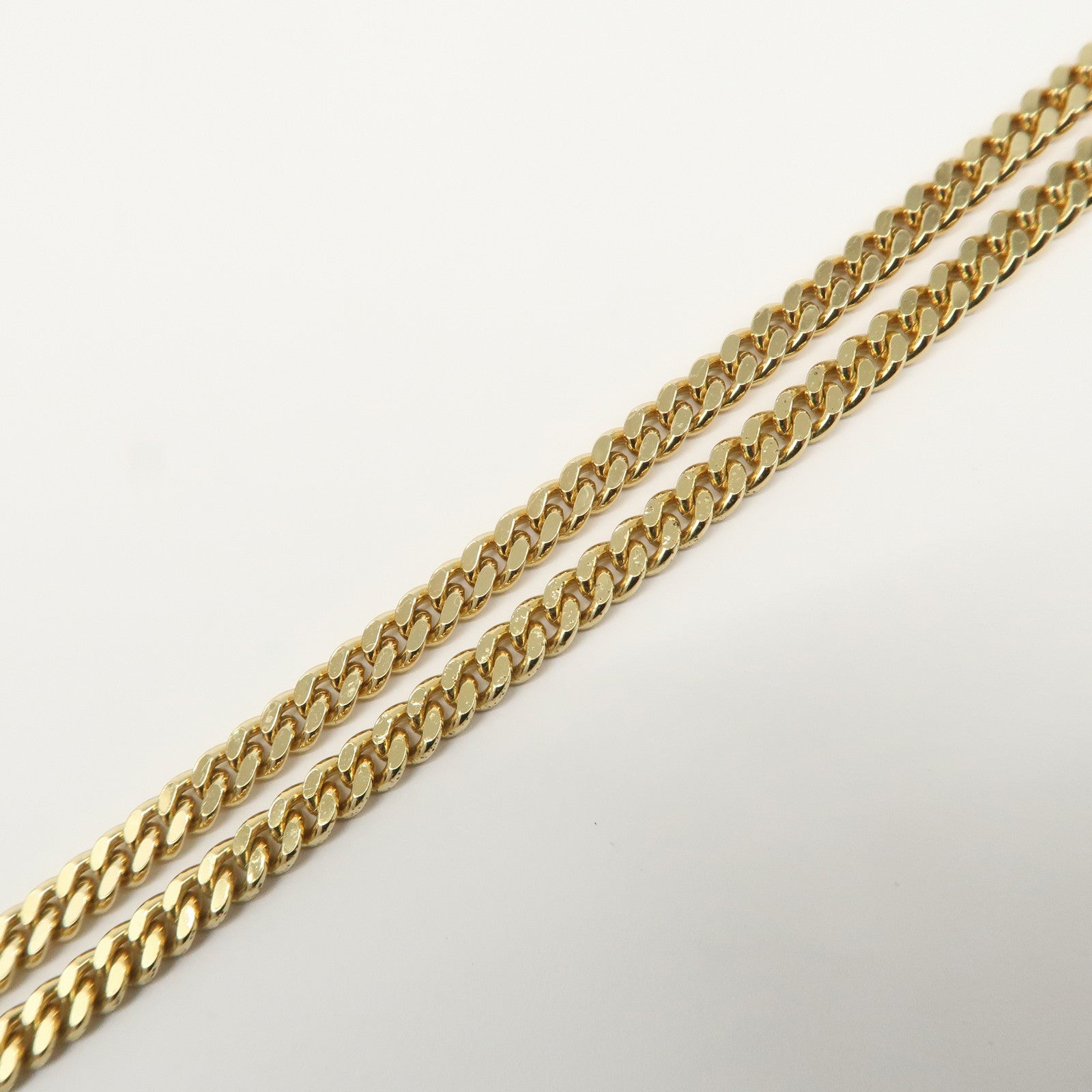 Christian Dior CD Logo Metal Necklace Gold