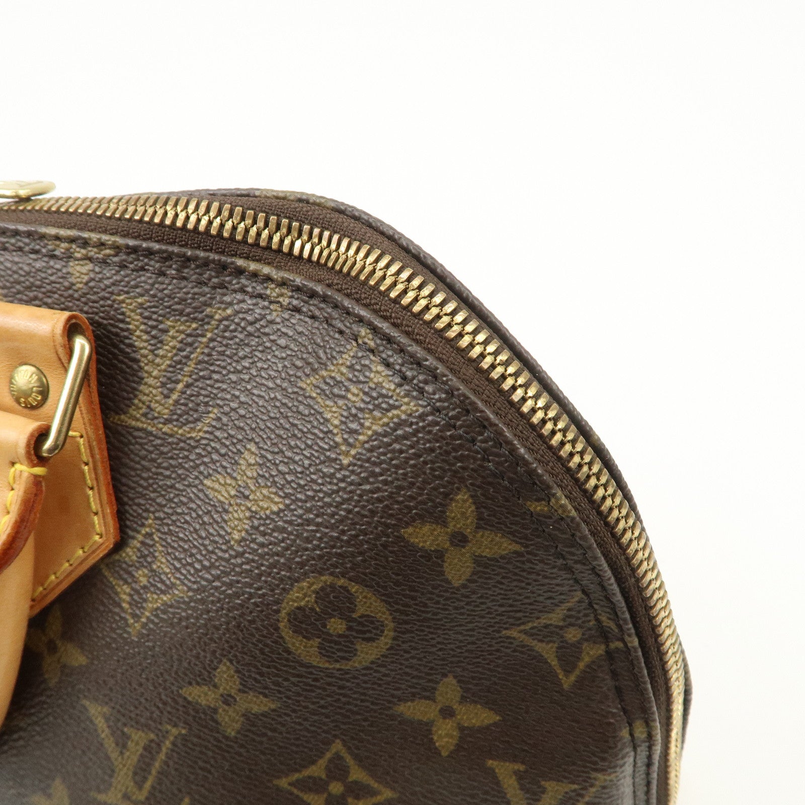 Louis Vuitton Monogram Canvas Alma Hand Bag Brown M51130 Used