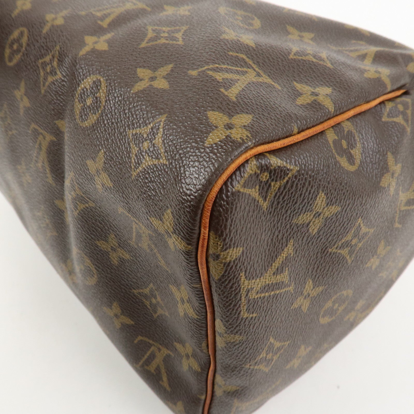 Louis Vuitton Monogram Speedy 30 Boston Bag Hand Bag Brown M41526