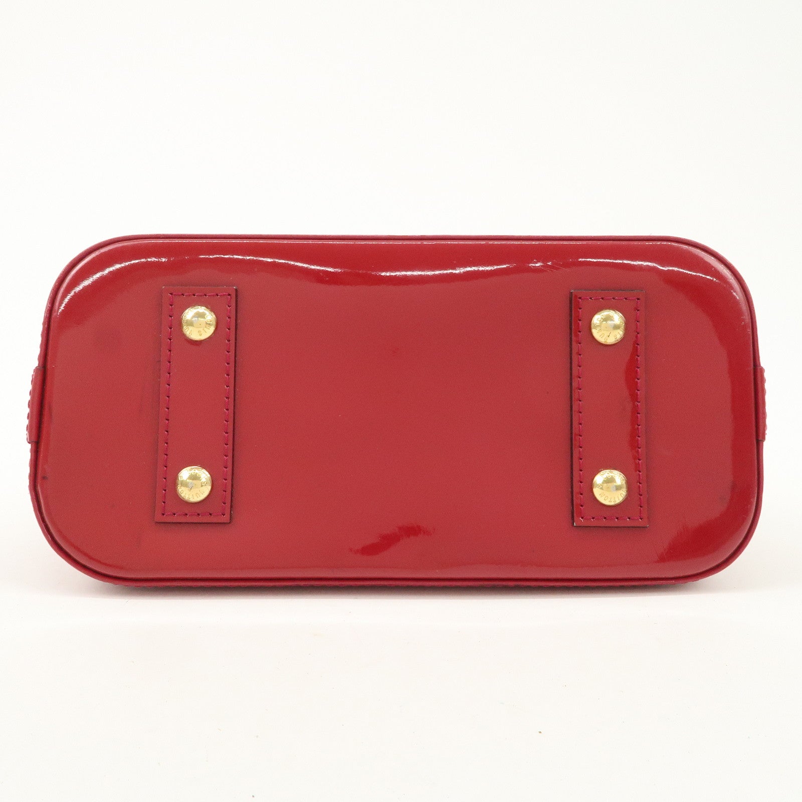 Louis Vuitton Monogram Vernis Alma BB Hand Bag Rose Indien M91771 Used