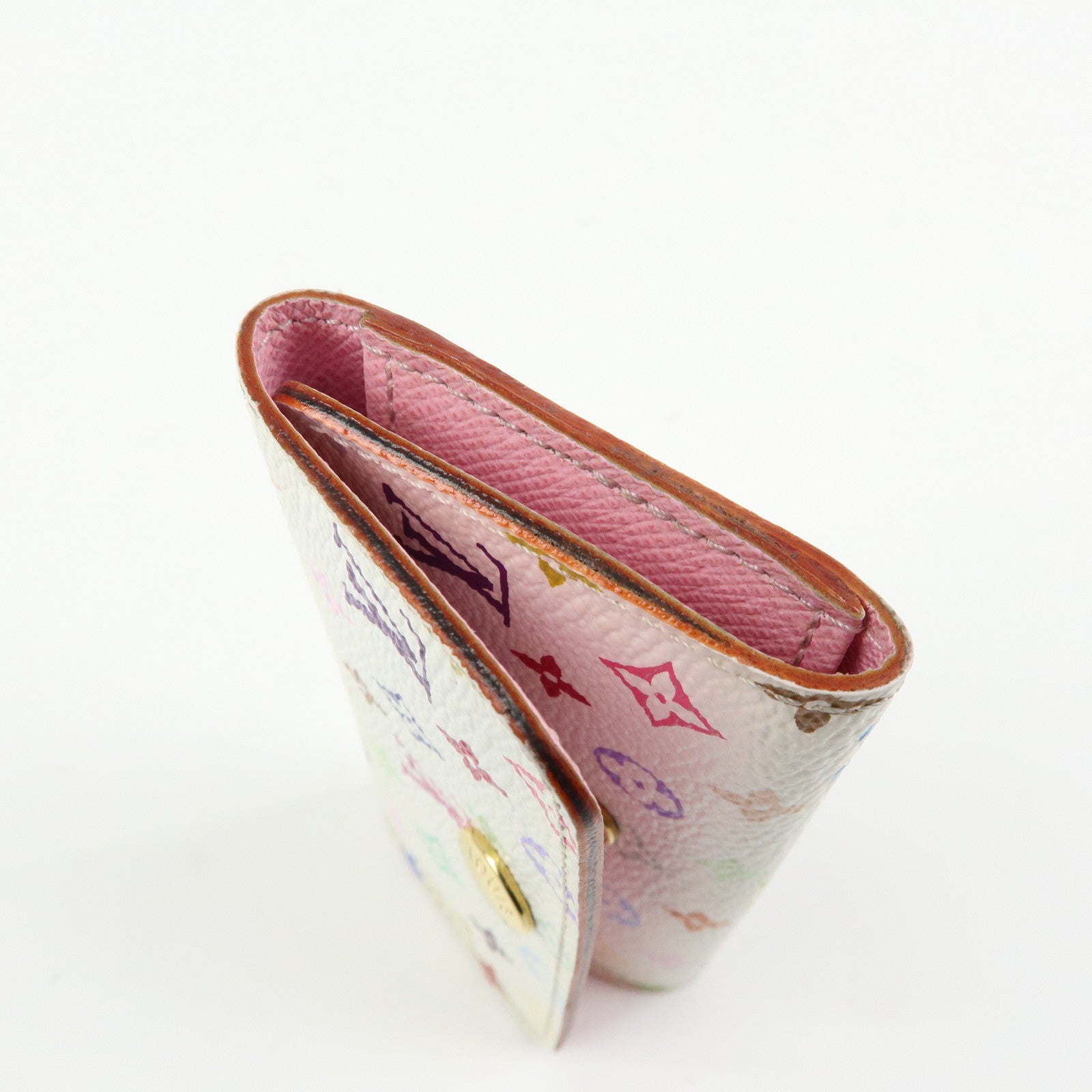 Louis Vuitton Monogram Multicolor Multicles 4 Key Case Blanc M93731