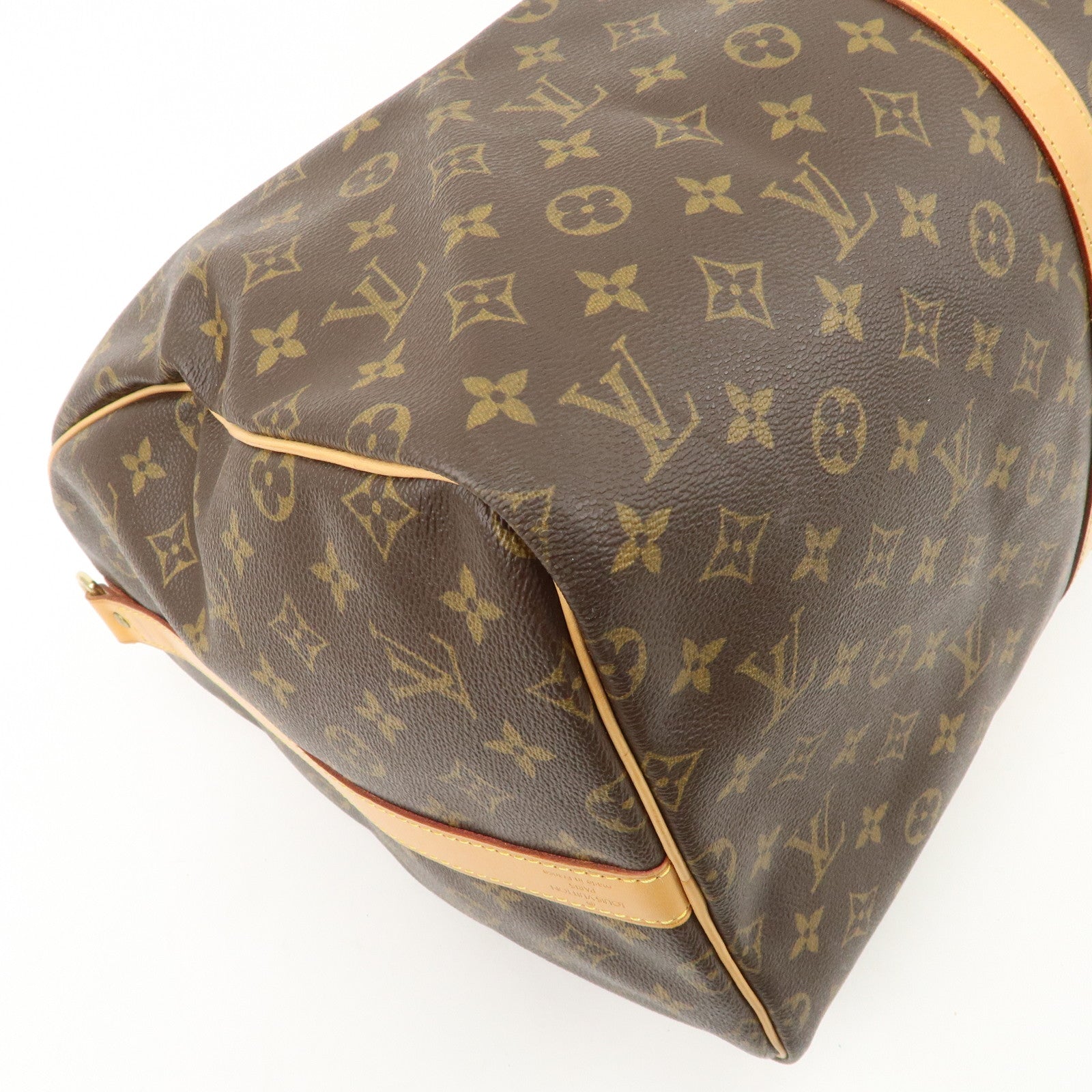 Louis Vuitton Monogram Keep All Bandouliere 55 Boston Bag M41414 Used
