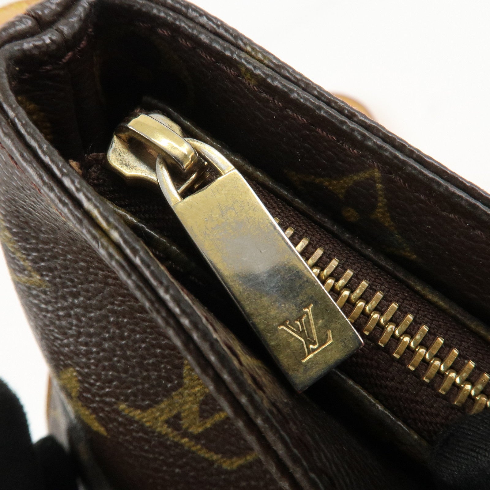 Louis Vuitton Monogram Trotteur Shoulder Bag Brown M51240