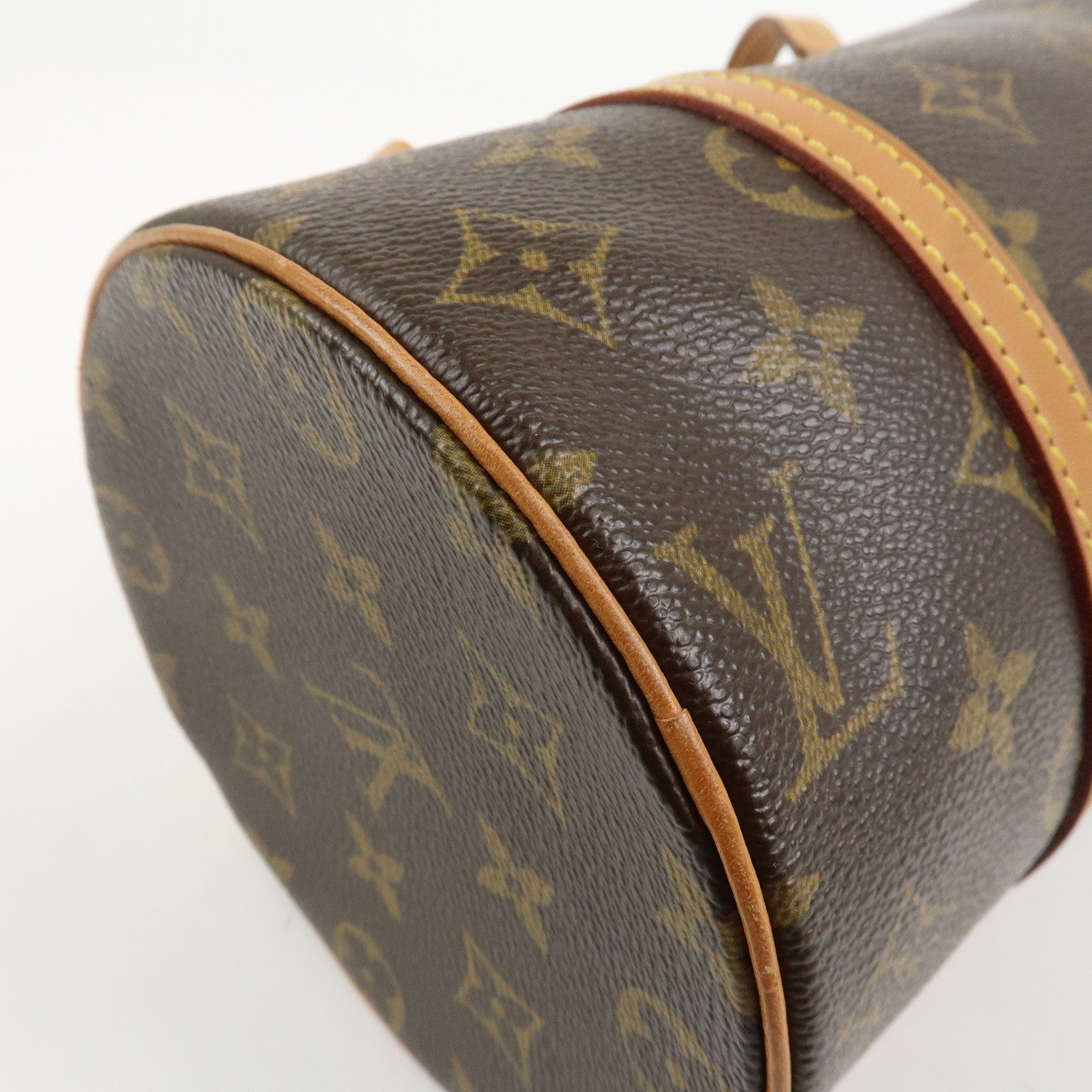 Louis Vuitton Monogram Papillon 26 Hand Bag New Style Brown M51386