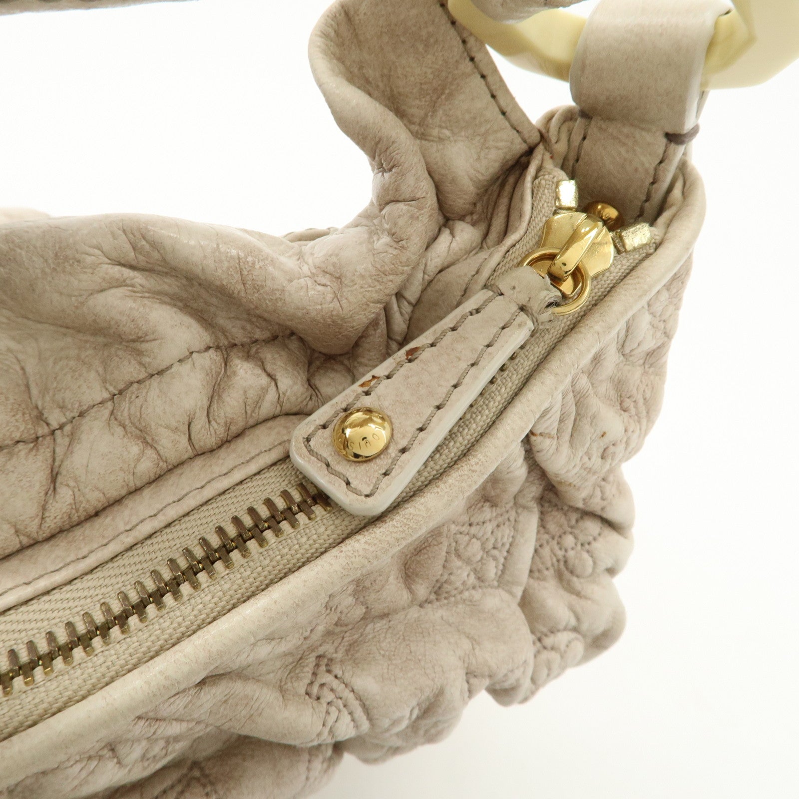 Louis Vuitton Leather Monogram O Lamp Nimbs GM Shoulder Bag M95423 Used