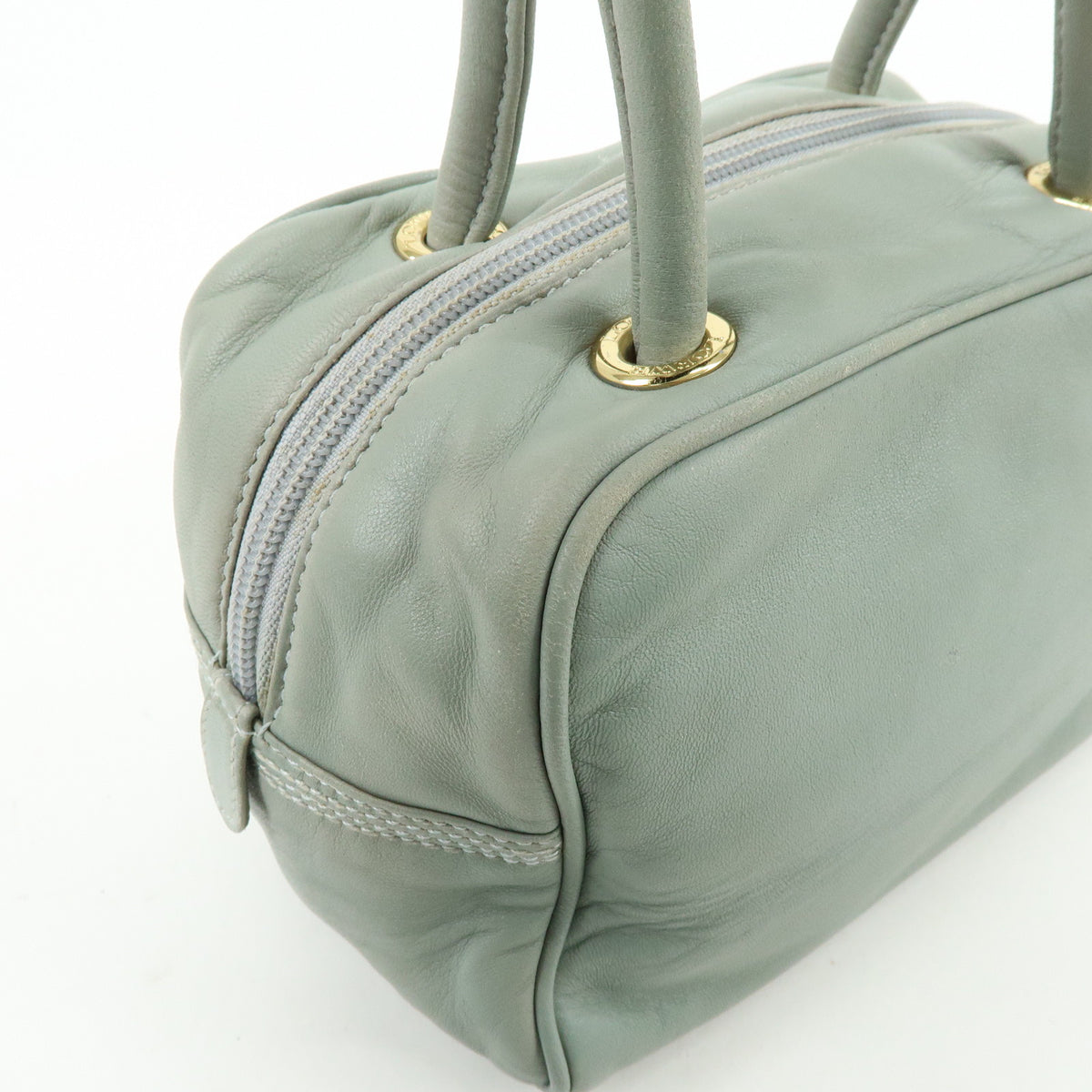 LOEWE Anagram Nappa Leather Mini Hand Bag Blue