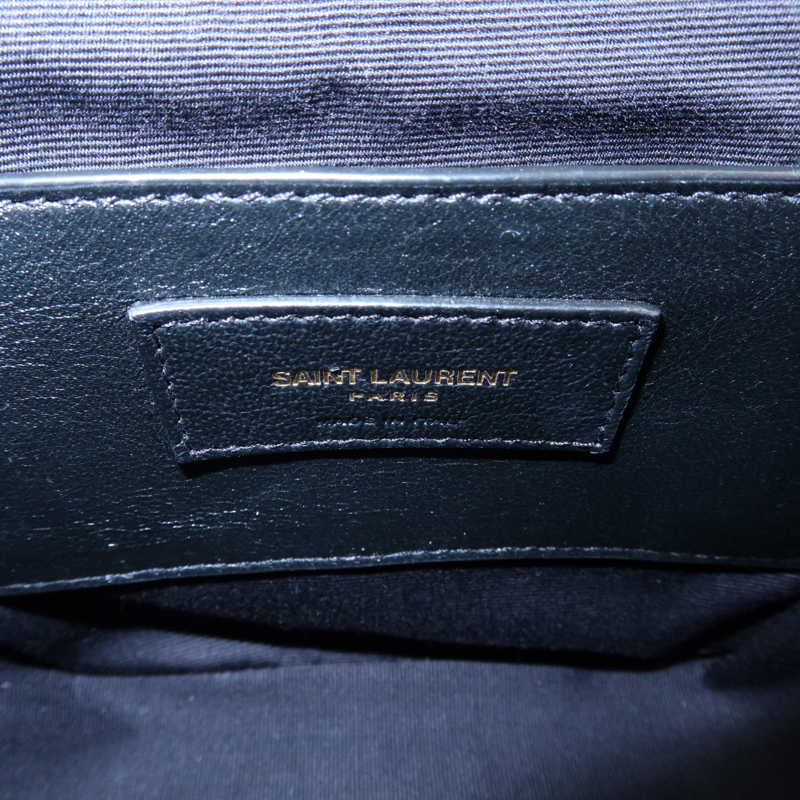 SAINT LAURENT PARIS Cassandra Embossed Leather Vanity Bag 649779