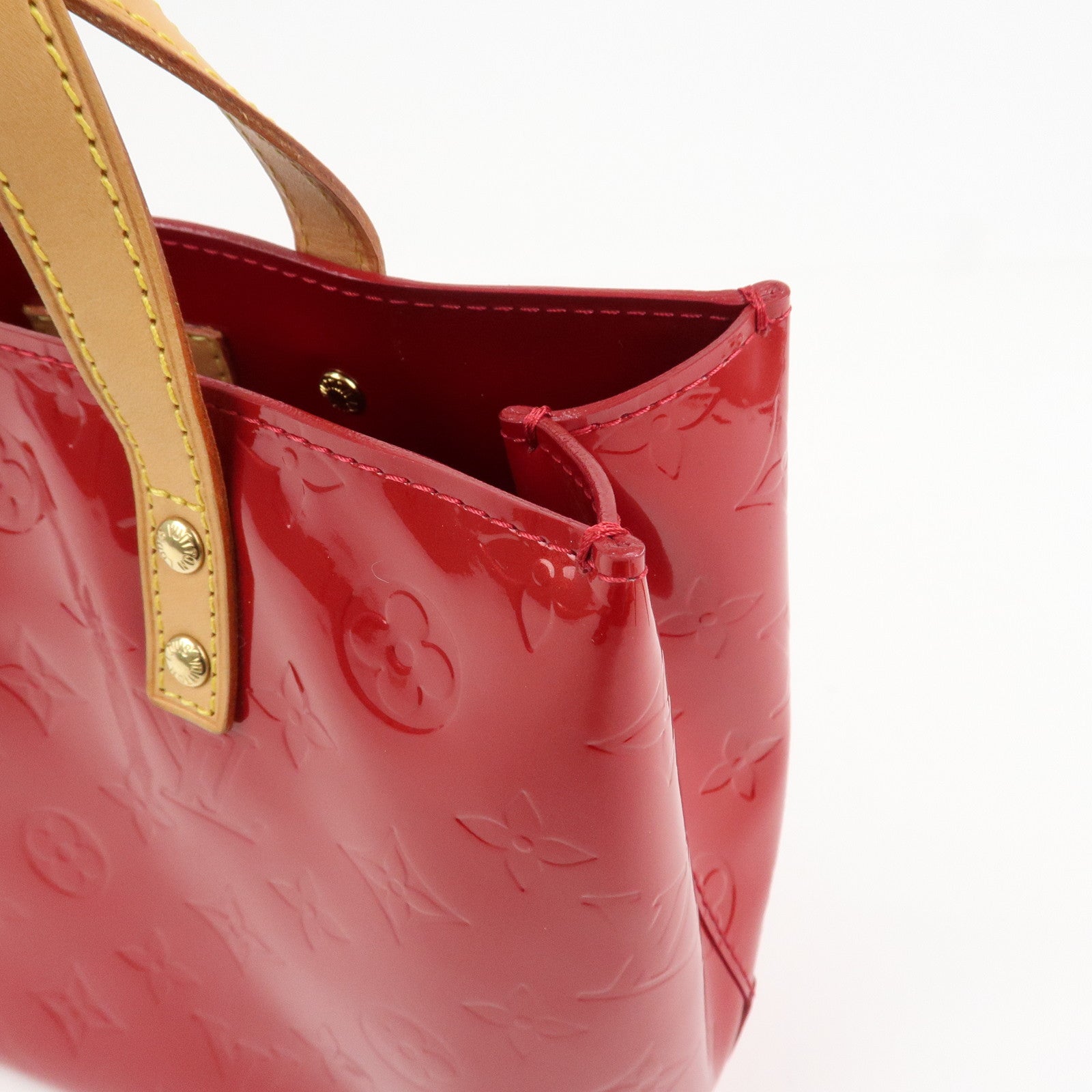 Louis Vuitton Monogram Vernis Leather Lead PM Pomme d'Amour M91990