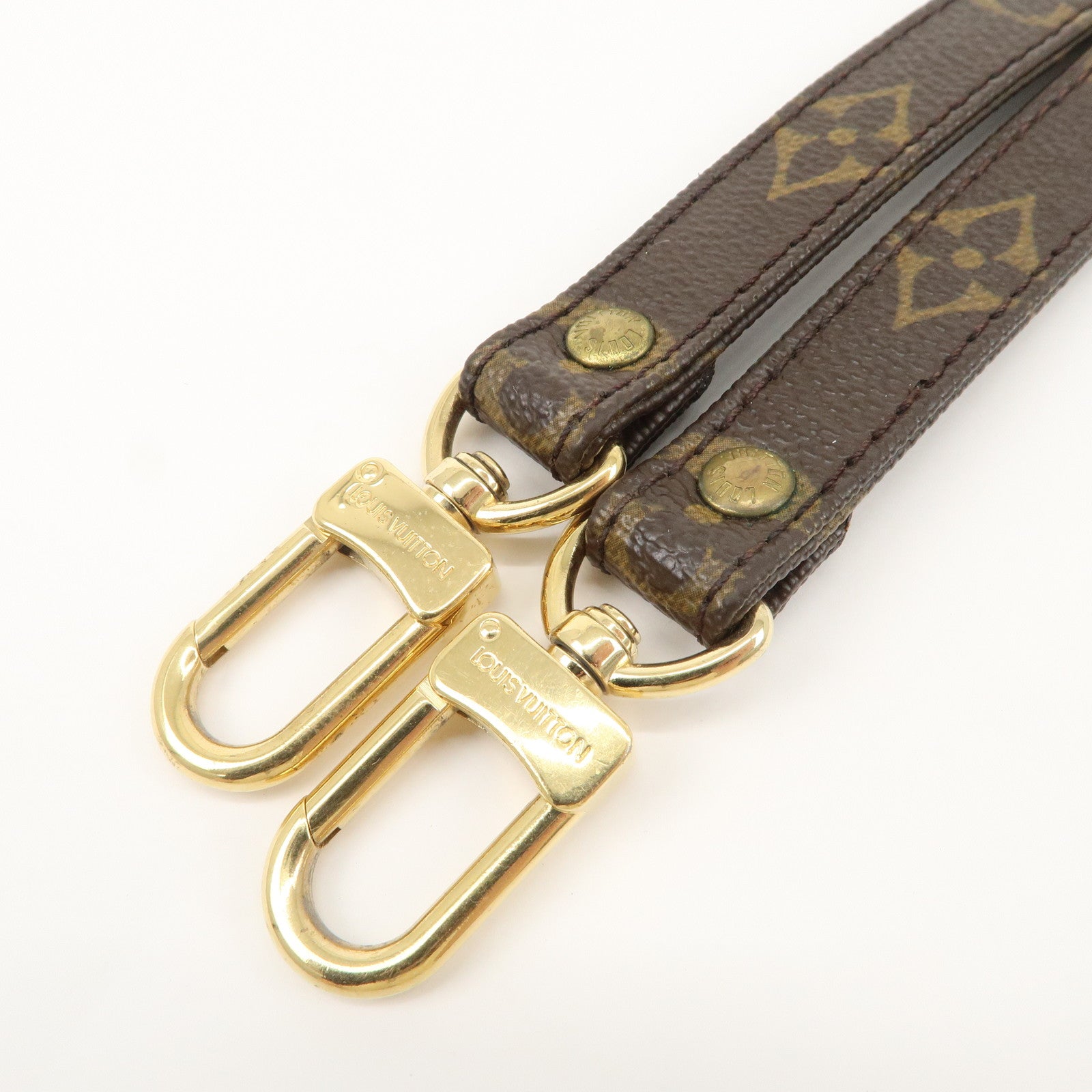 Louis Vuitton Monogram Canvas Shoulder Strap 120cm Brown J75010 Used