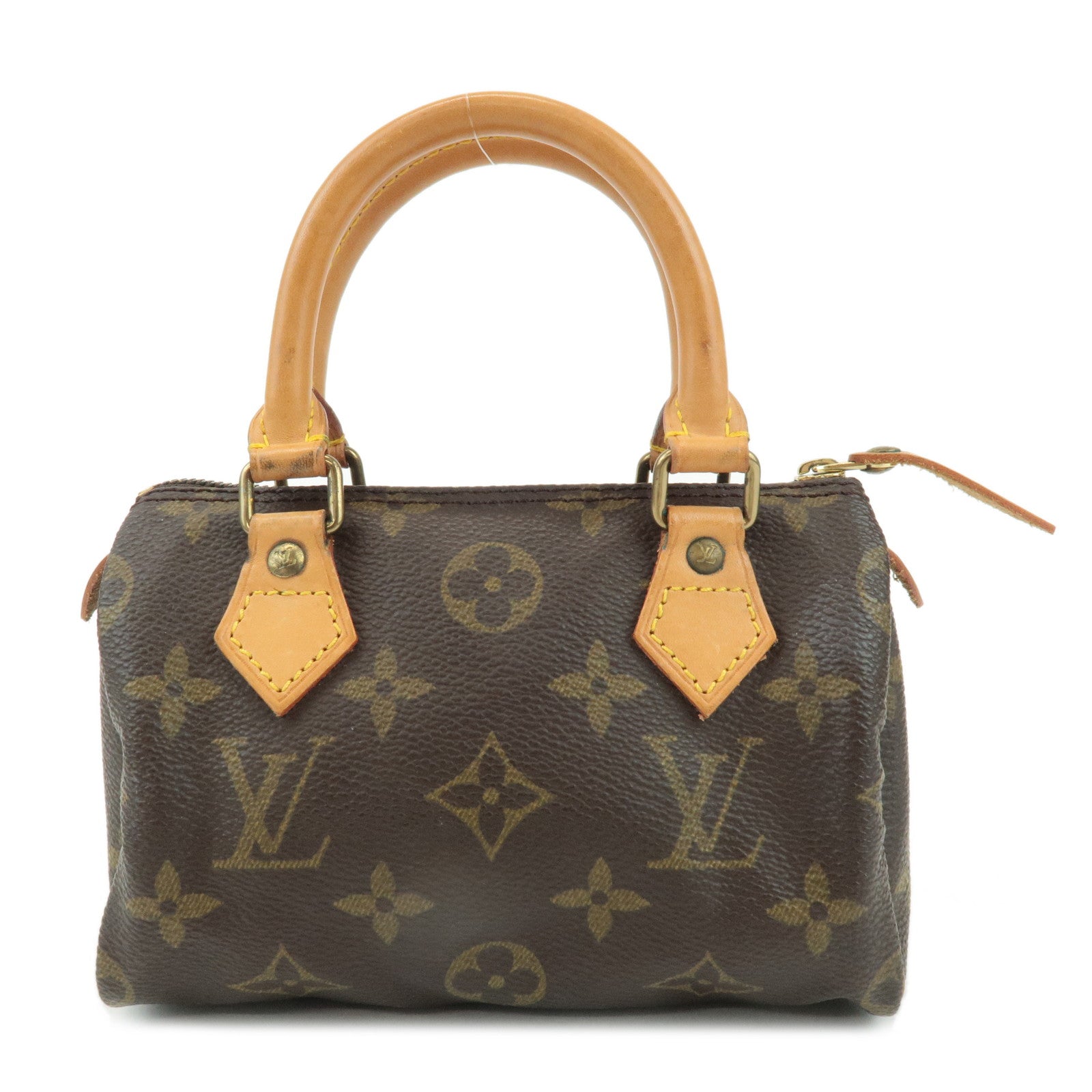 Louis Vuitton Monogram Mini Speedy Hand Bag M41534 Used
