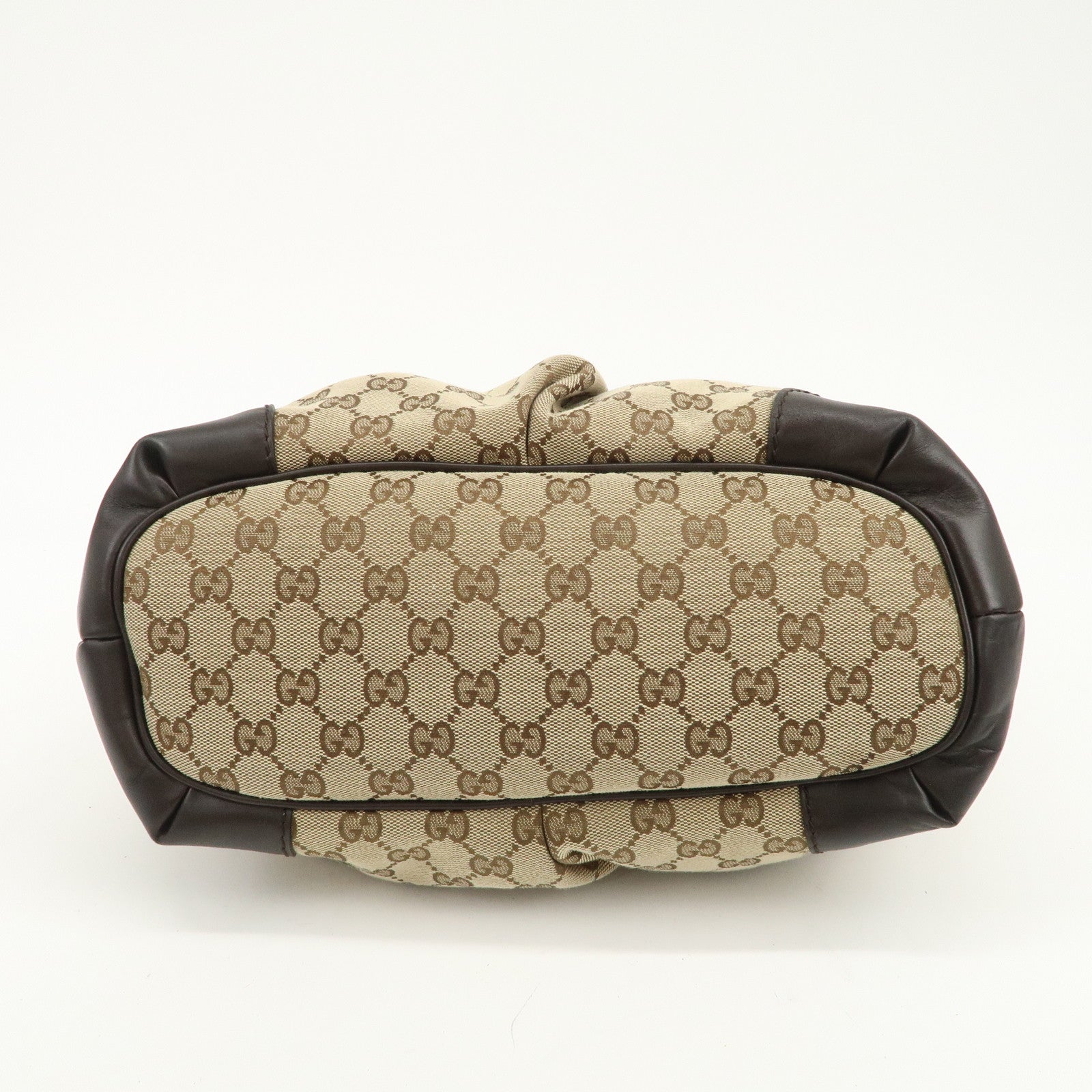 GUCCI Sukey Interlocking G Canvas Leather 2Way Shoulder Bag 247902