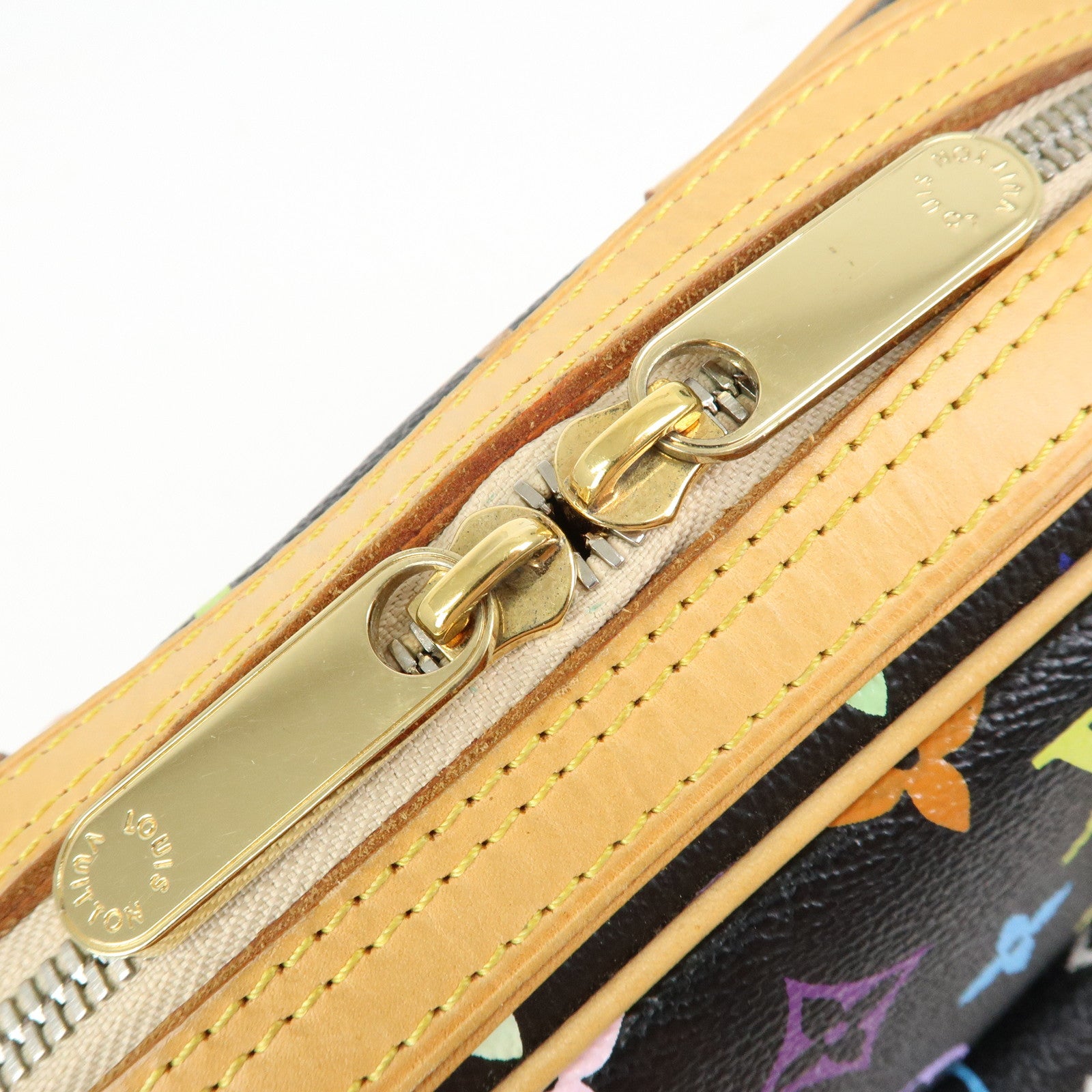 Louis Vuitton Monogram Multicolor Priscilla Hand Bag Noir M40097