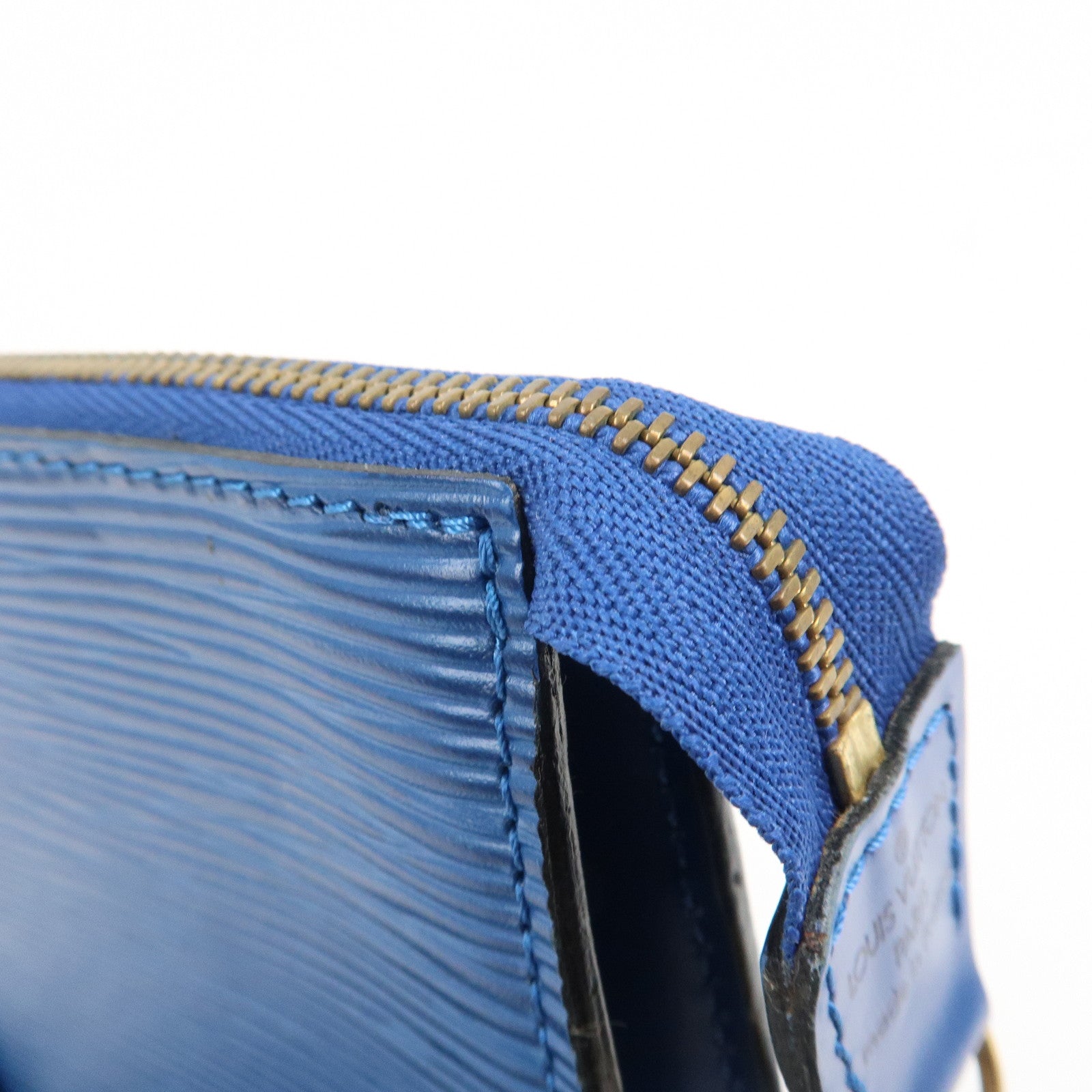 Louis Vuitton Epi Pochette Accessoires Pouch Toledo Blue M52945