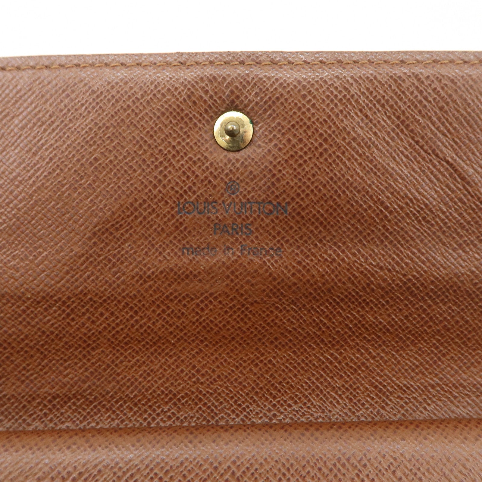 Louis Vuitton Set of 2 Monogram Canvas Long Wallet M61217 M61215 Used