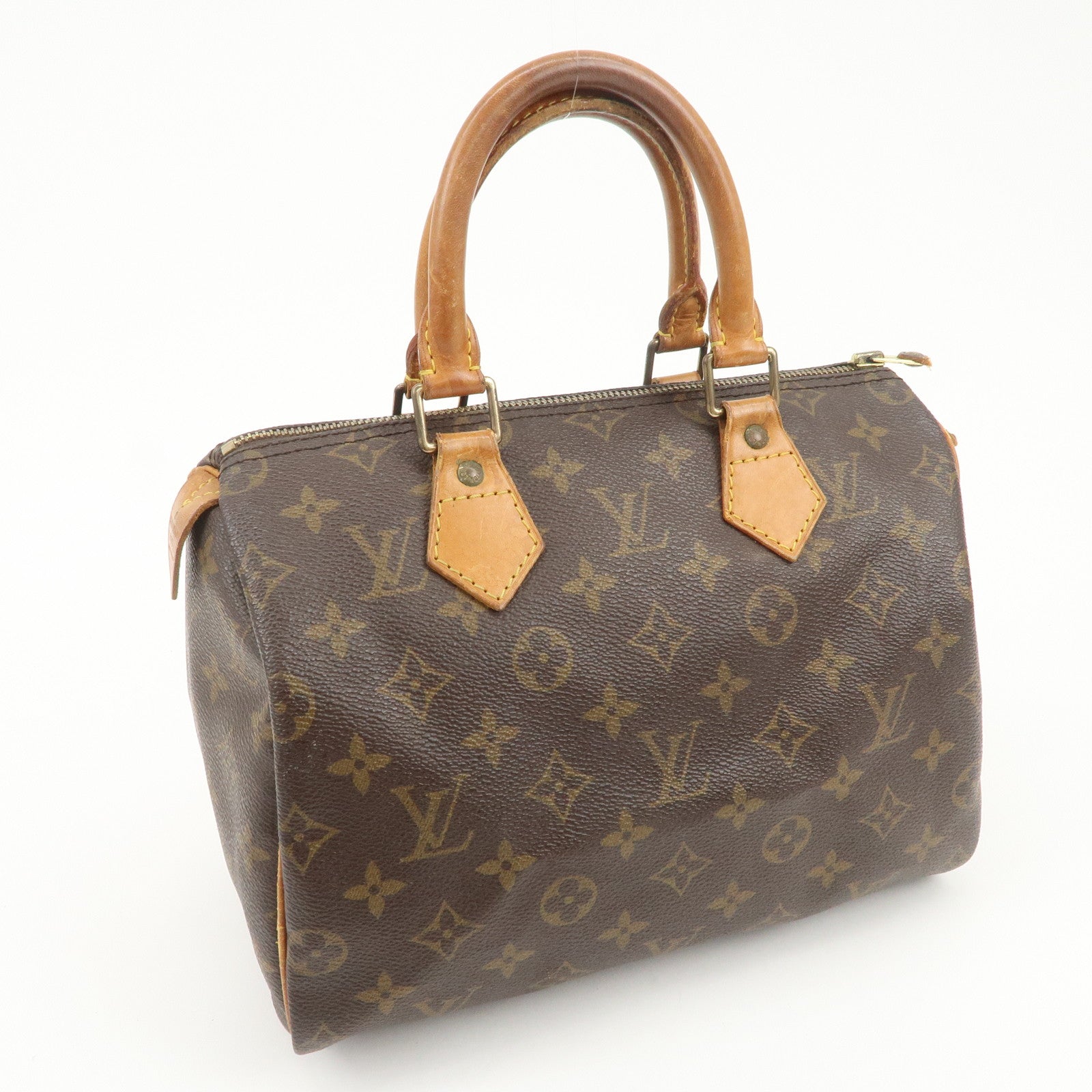 Louis Vuitton Monogram Speedy 25 Boston Bag Hand Bag Brown M41528