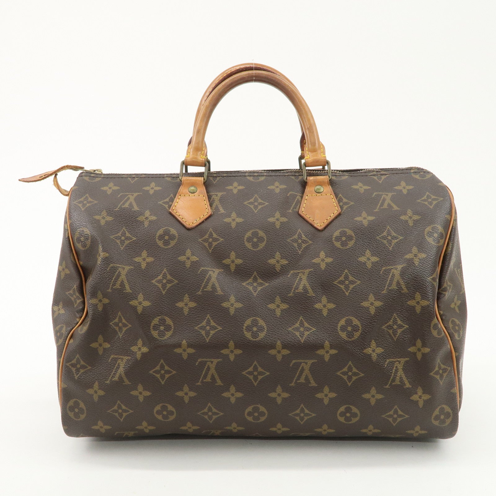 Louis Vuitton Monogram Speedy 35 Hand Bag Boston Bag M41524 Used