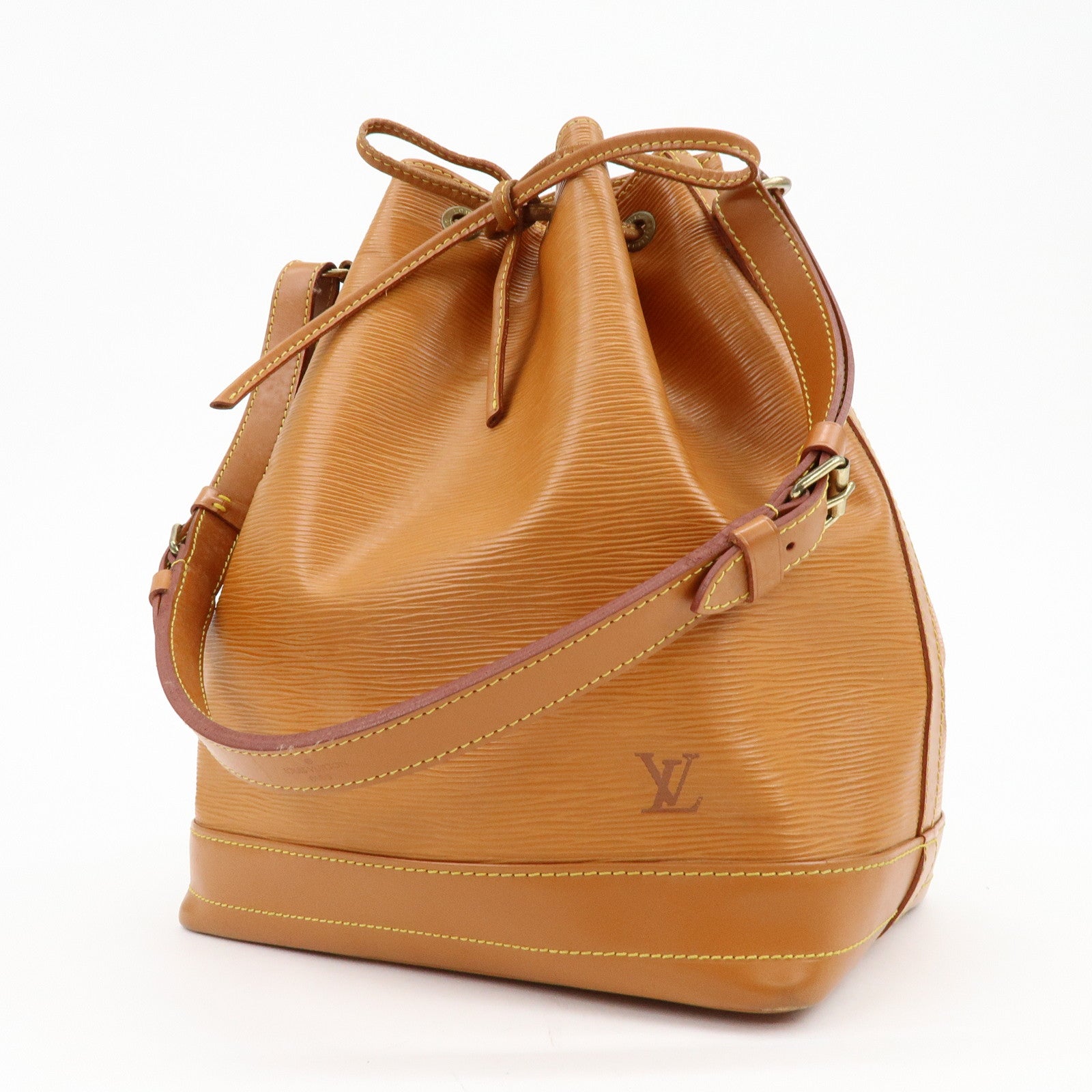 Louis Vuitton Epi Leather Noe Shoulder Bag Zipang Gold M44008