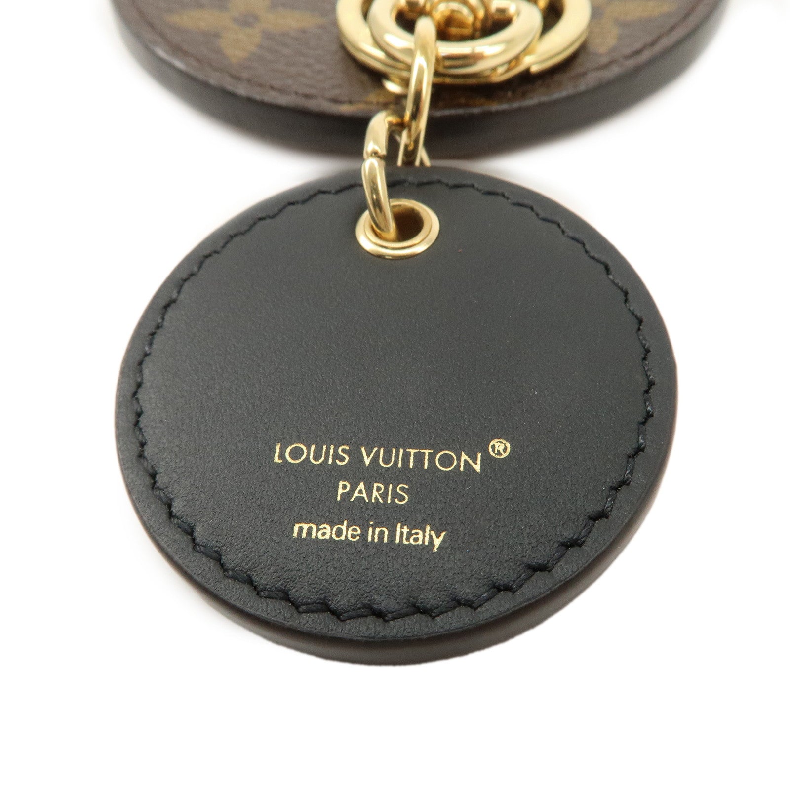 Louis Vuitton Monogram Porte Cles Illustre Charm Brown M69317 Used